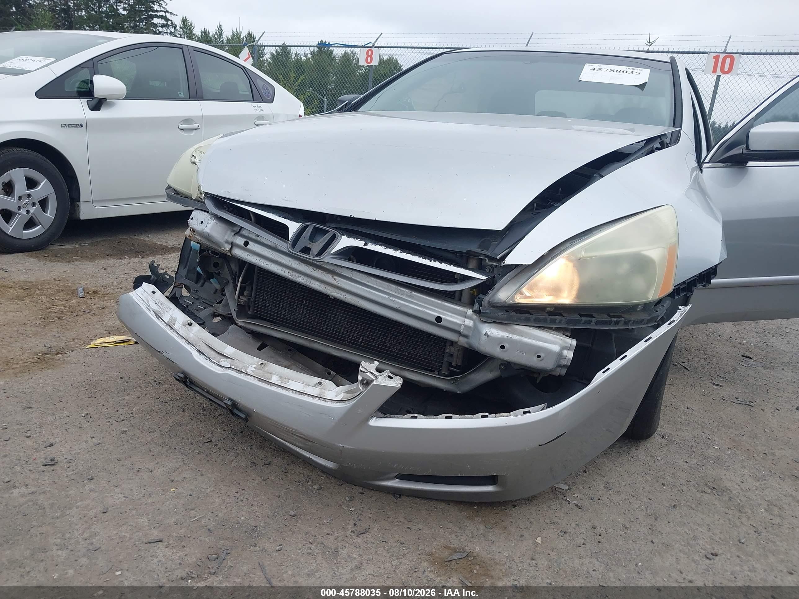 2006 Honda Accord 2.4 Se Silver vin: 1HGCM56306A018941
