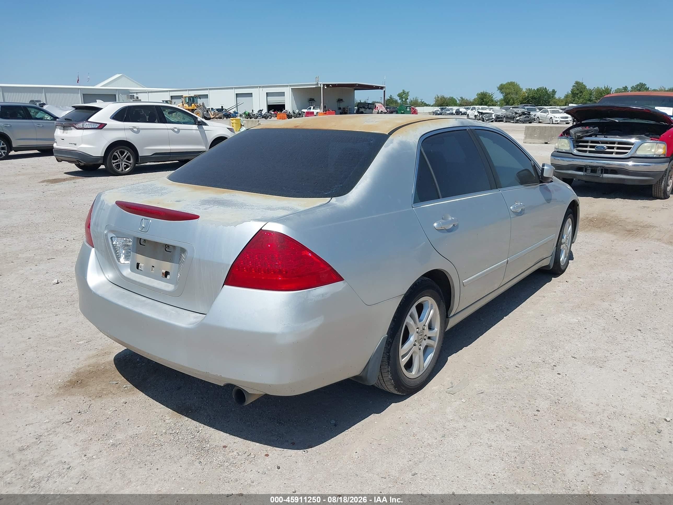 2006 Honda Accord Se White vin: 1HGCM56306A085684