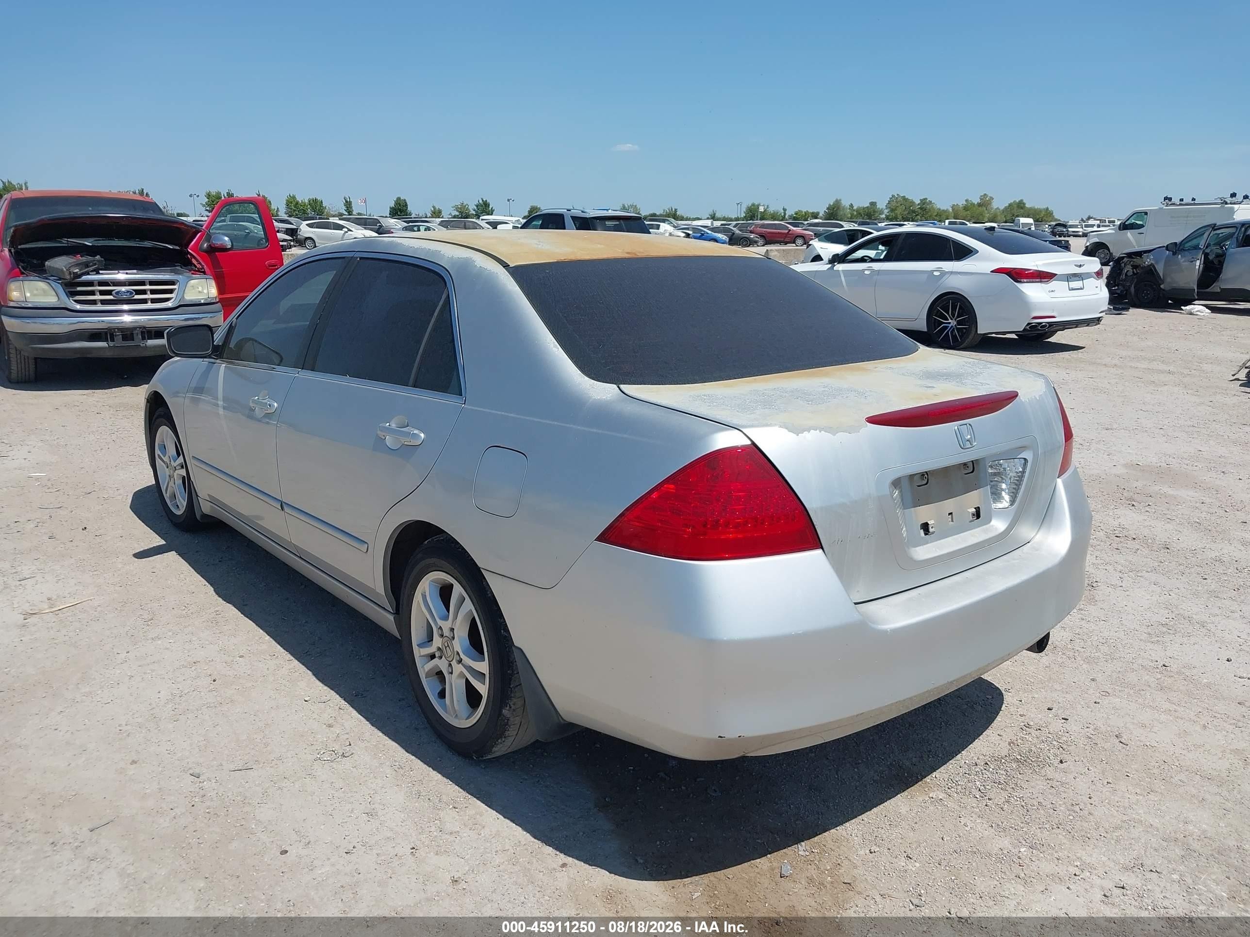 2006 Honda Accord Se White vin: 1HGCM56306A085684