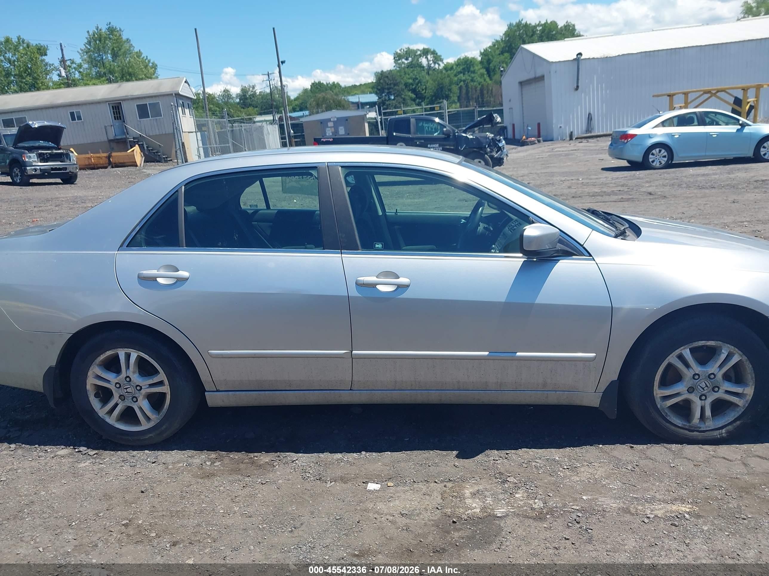 2006 Honda Accord 2.4 Se Silver vin: 1HGCM56306A114097