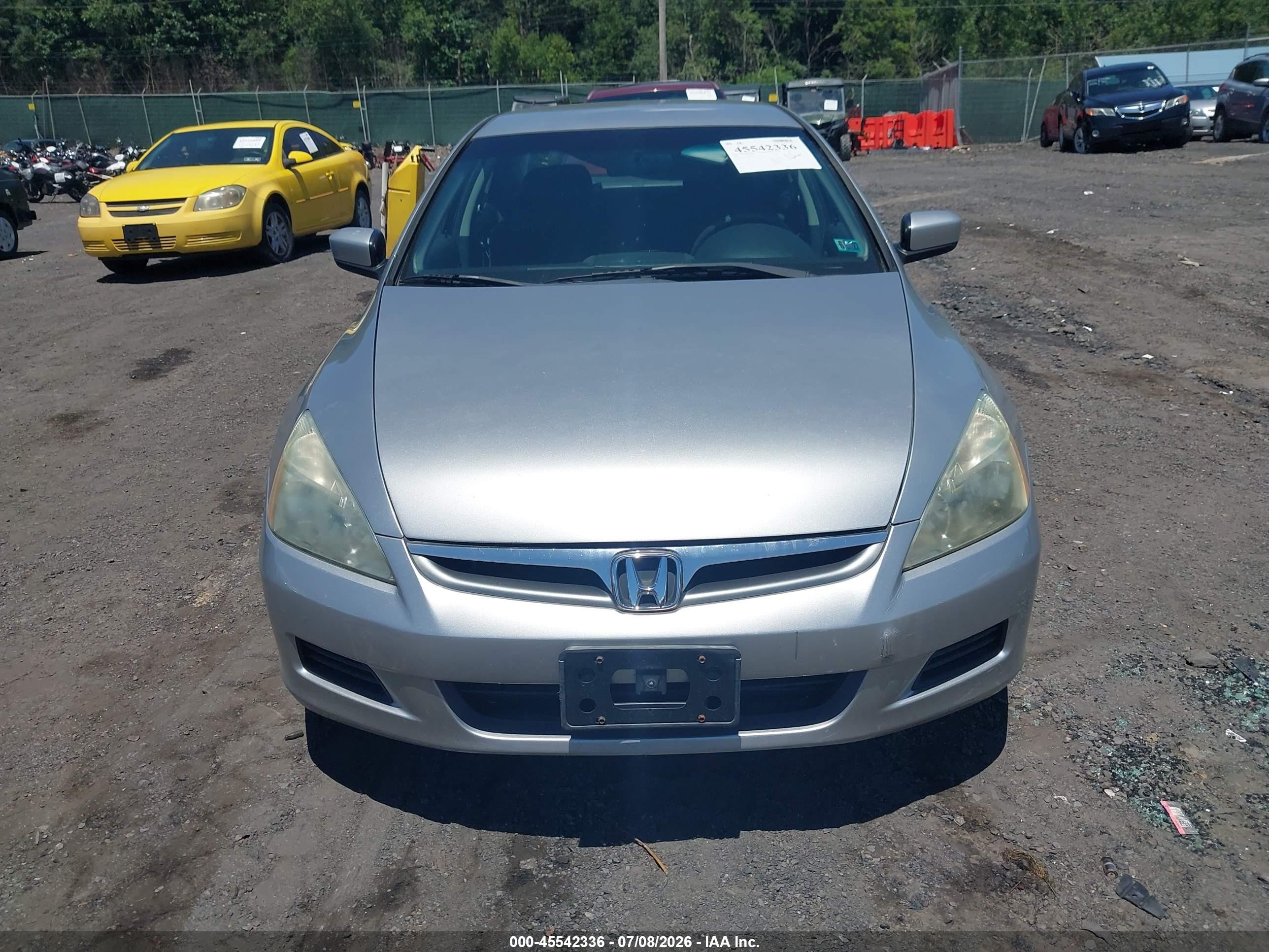 2006 Honda Accord 2.4 Se Silver vin: 1HGCM56306A114097
