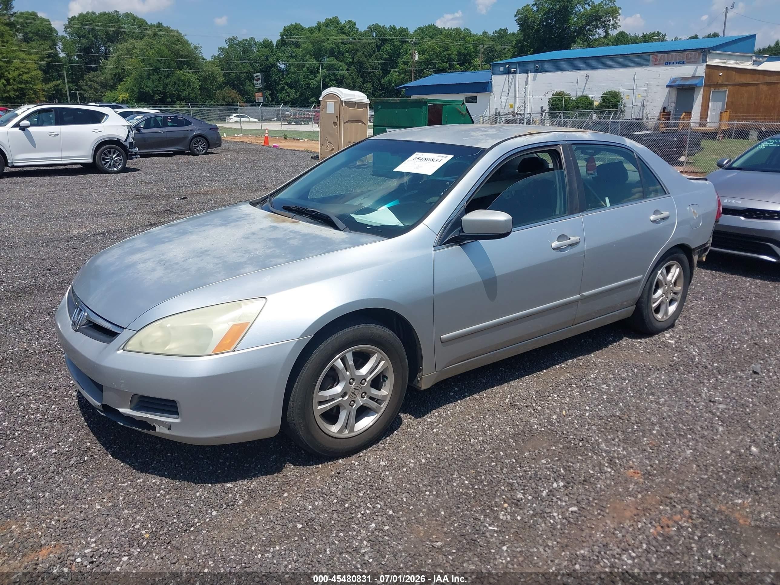 2006 Honda Accord 2.4 Se Gray vin: 1HGCM56306A117940