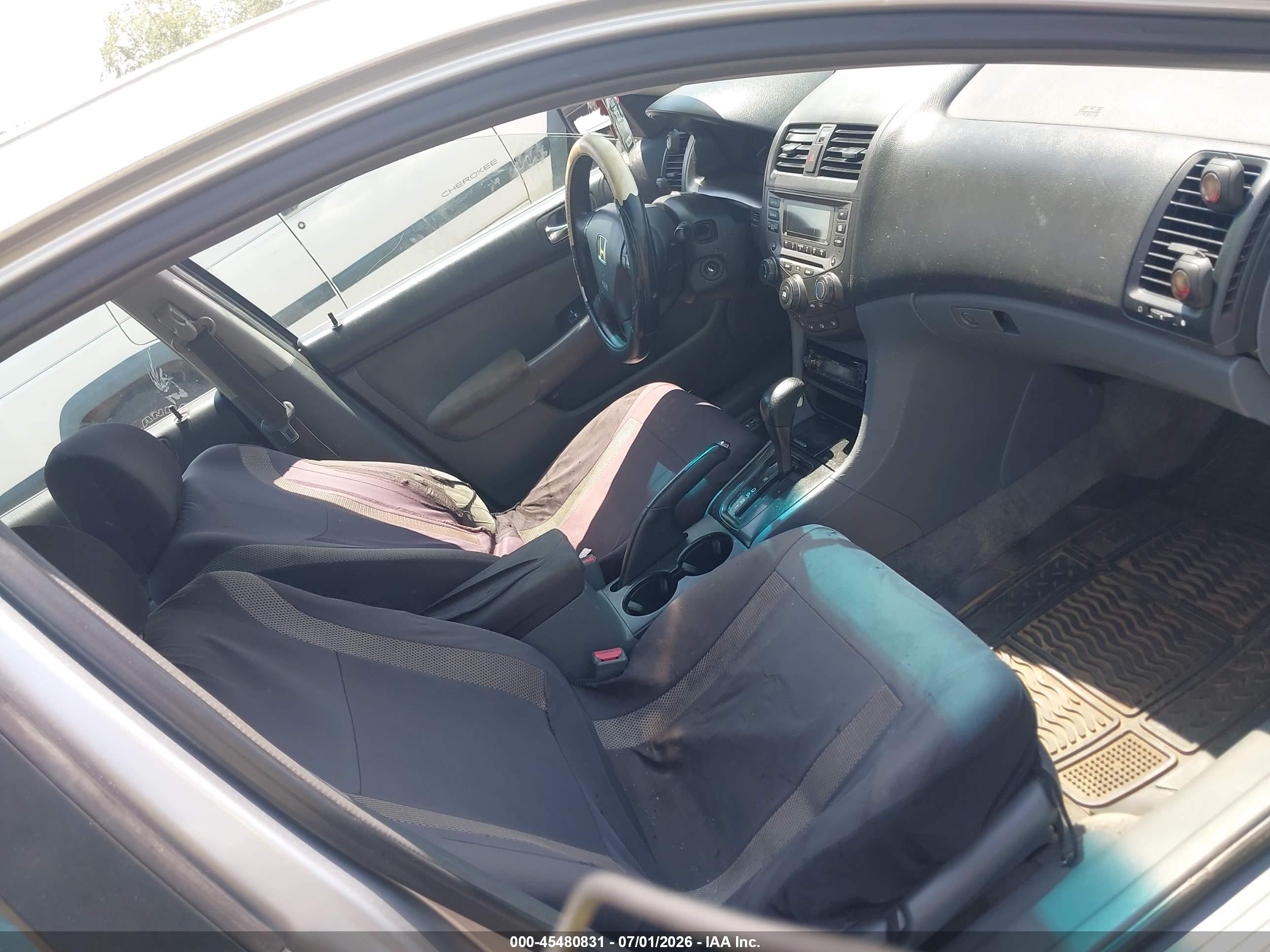 2006 Honda Accord 2.4 Se Gray vin: 1HGCM56306A117940