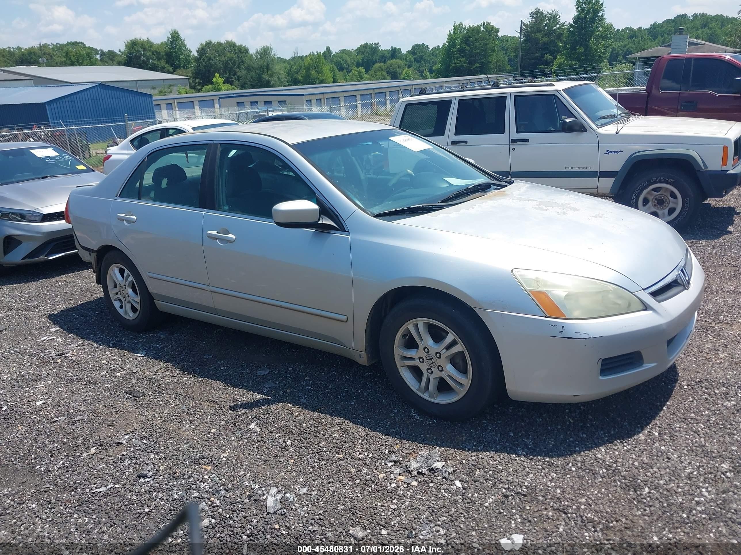 2006 Honda Accord 2.4 Se Gray vin: 1HGCM56306A117940