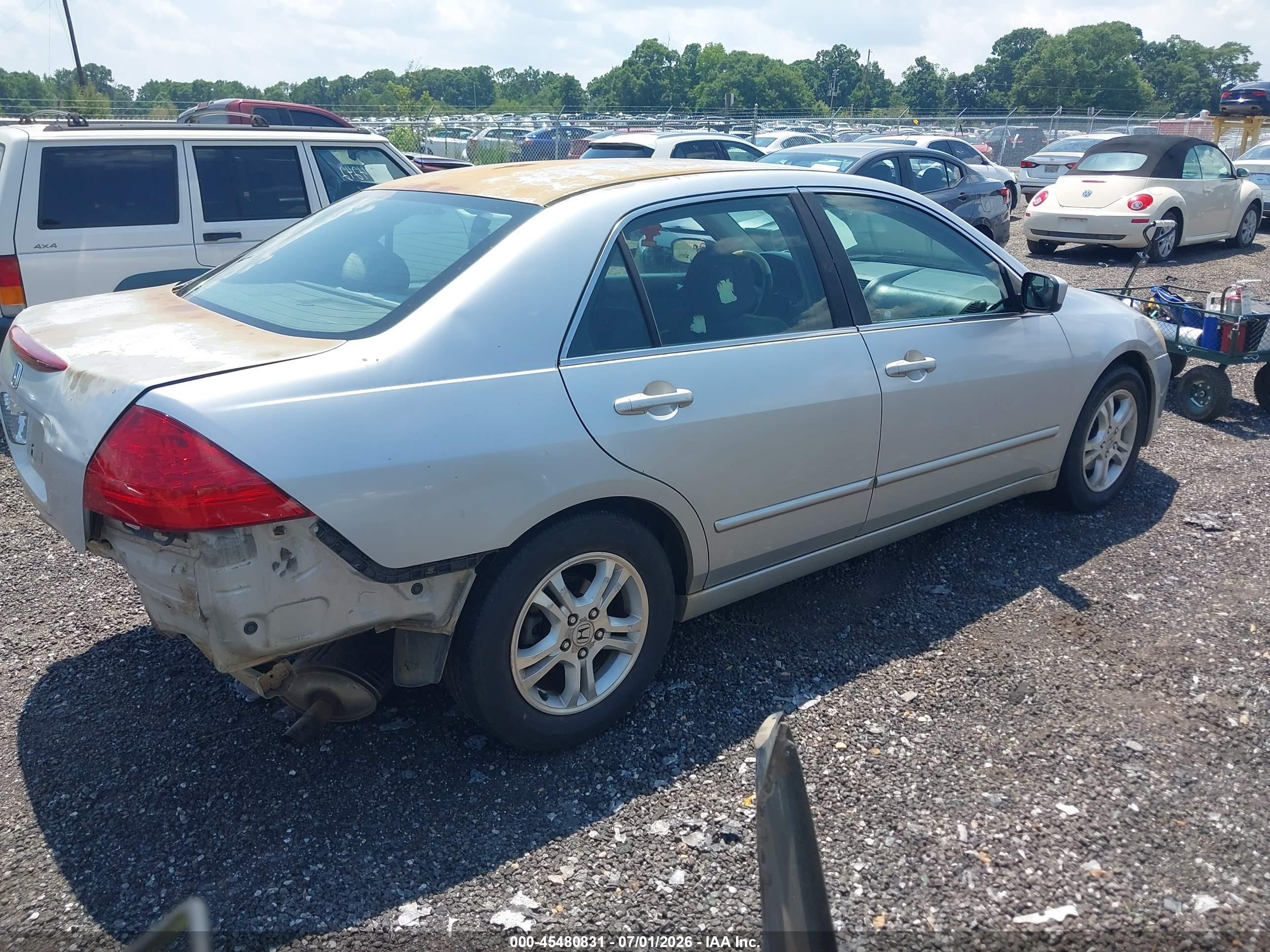 2006 Honda Accord 2.4 Se Gray vin: 1HGCM56306A117940
