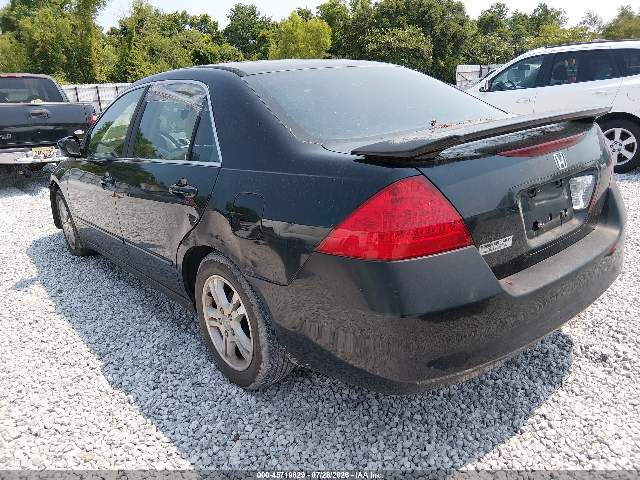 2006 Honda Accord 2.4 Se Black vin: 1HGCM56306A172033