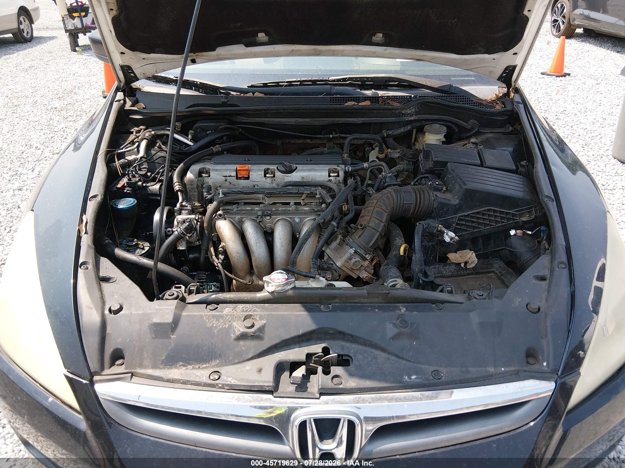 2006 Honda Accord 2.4 Se Black vin: 1HGCM56306A172033