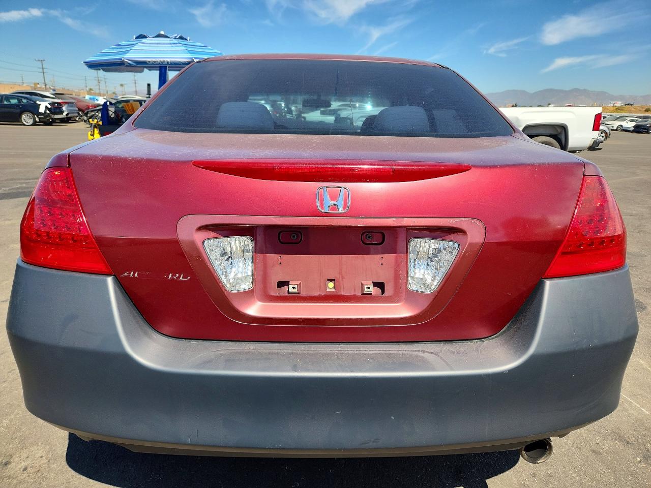 2006 Honda Accord Se Бордовый vin: 1HGCM56306A181749