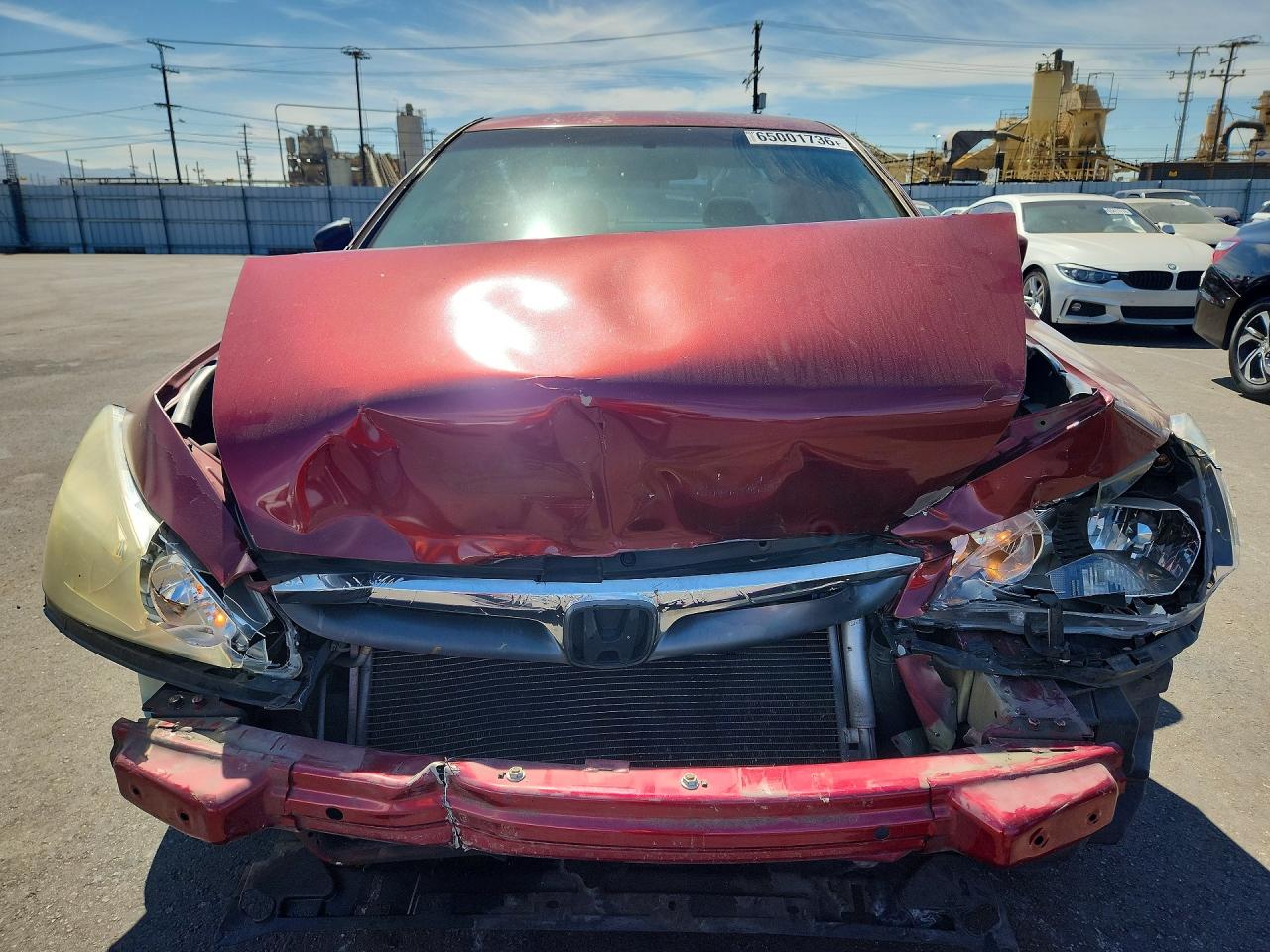 2006 Honda Accord Se Бордовый vin: 1HGCM56306A181749