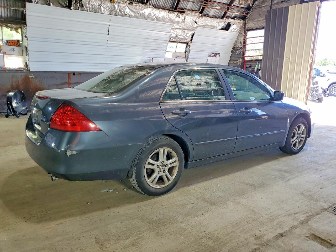 2007 Honda Accord Se Gray vin: 1HGCM56307A004569