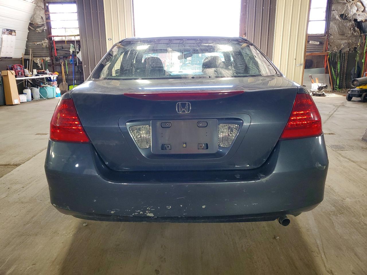 2007 Honda Accord Se Gray vin: 1HGCM56307A004569