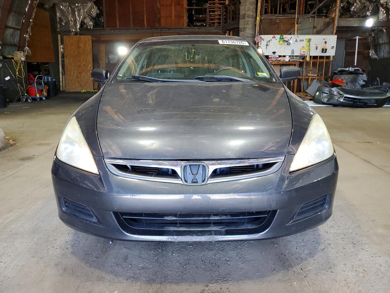 2007 Honda Accord Se Gray vin: 1HGCM56307A004569