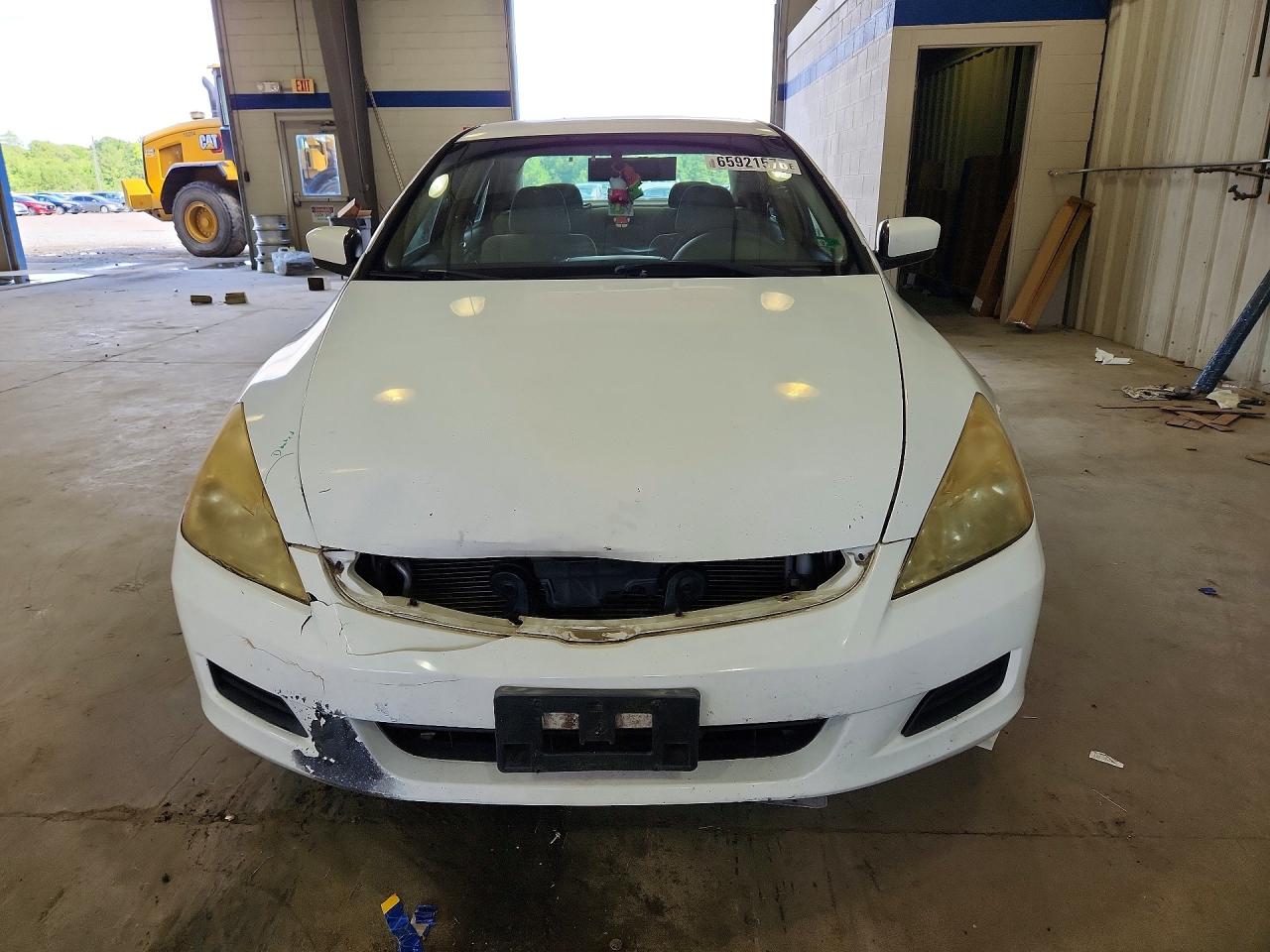 2007 Honda Accord Se White vin: 1HGCM56307A027639