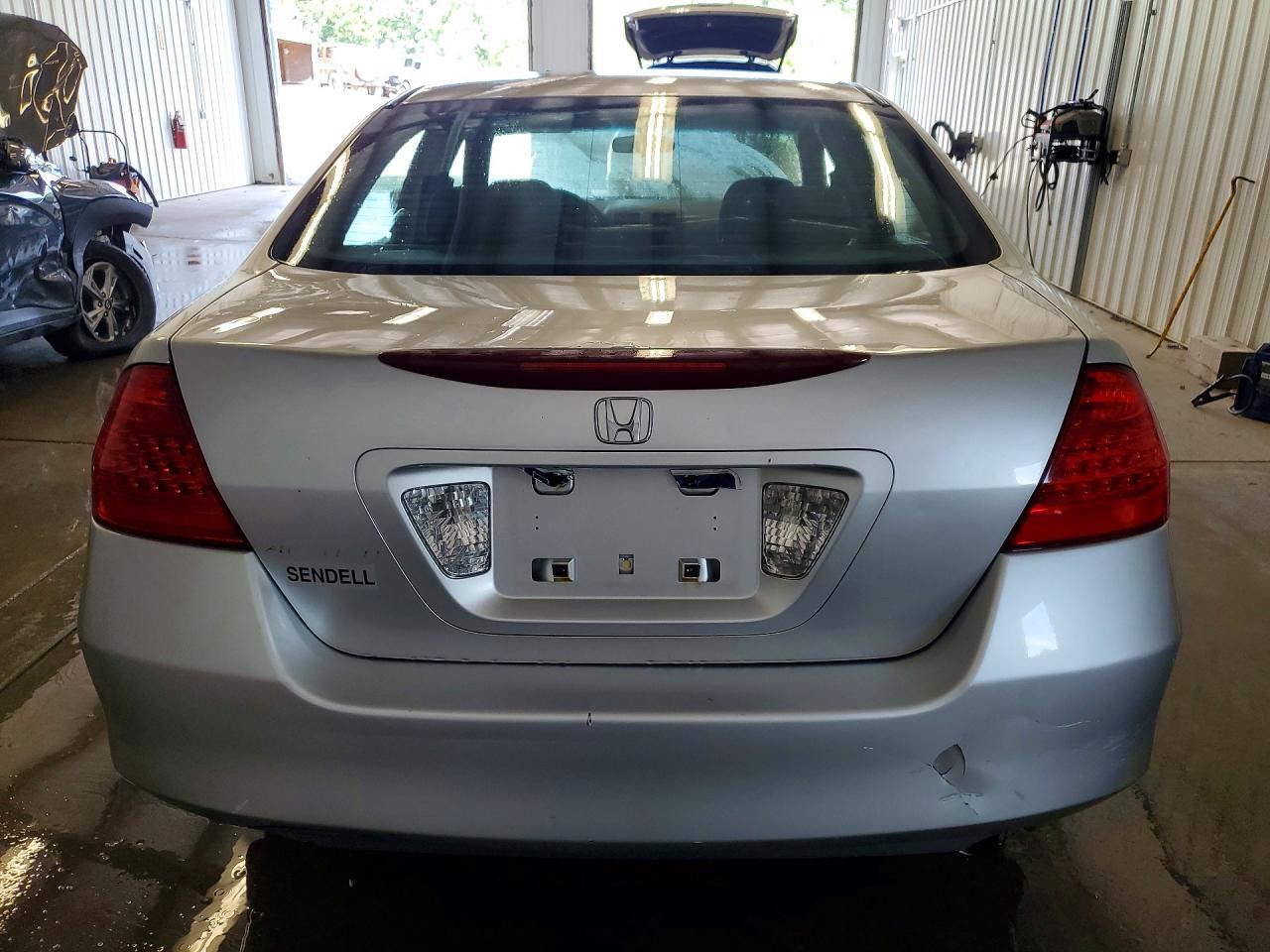 2007 Honda Accord Se Silver vin: 1HGCM56307A091356