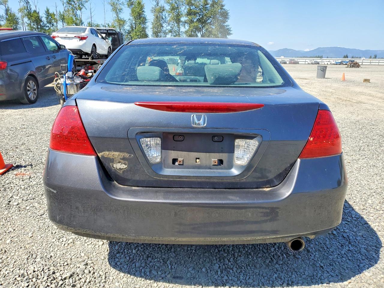 2007 Honda Accord Se Gray vin: 1HGCM56307A132486