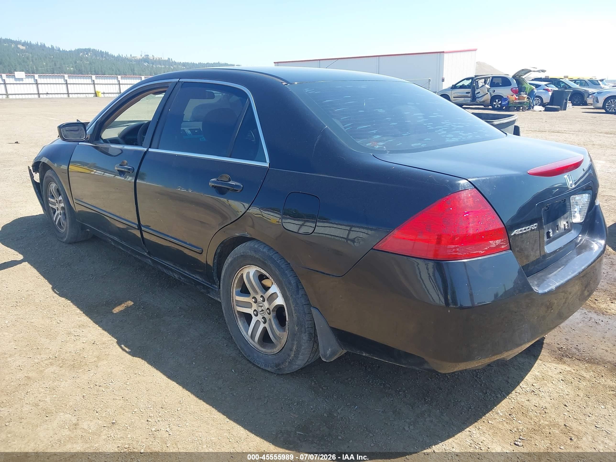 2007 Honda Accord 2.4 Se Черный vin: 1HGCM56307A133296
