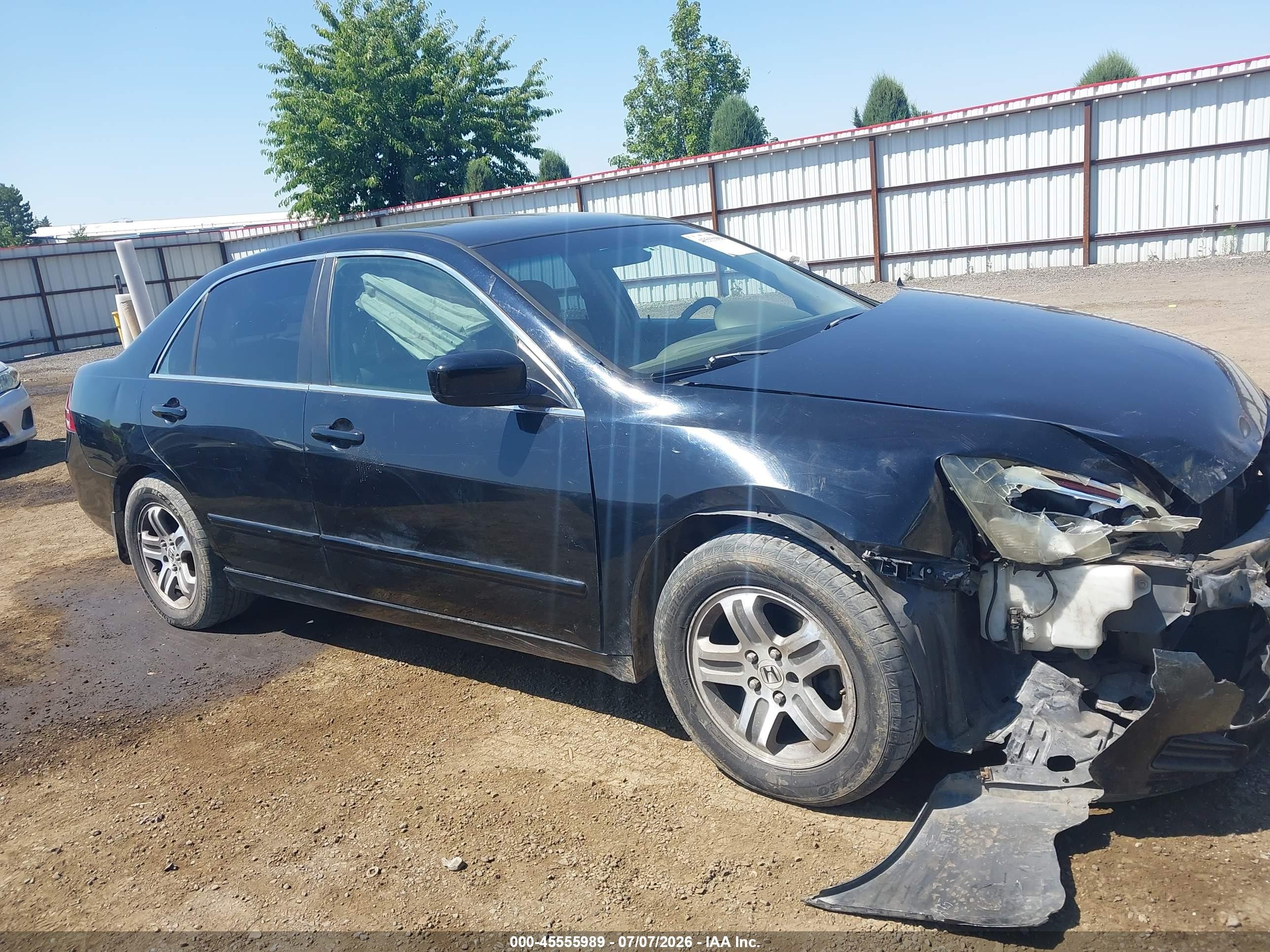 2007 Honda Accord 2.4 Se Черный vin: 1HGCM56307A133296
