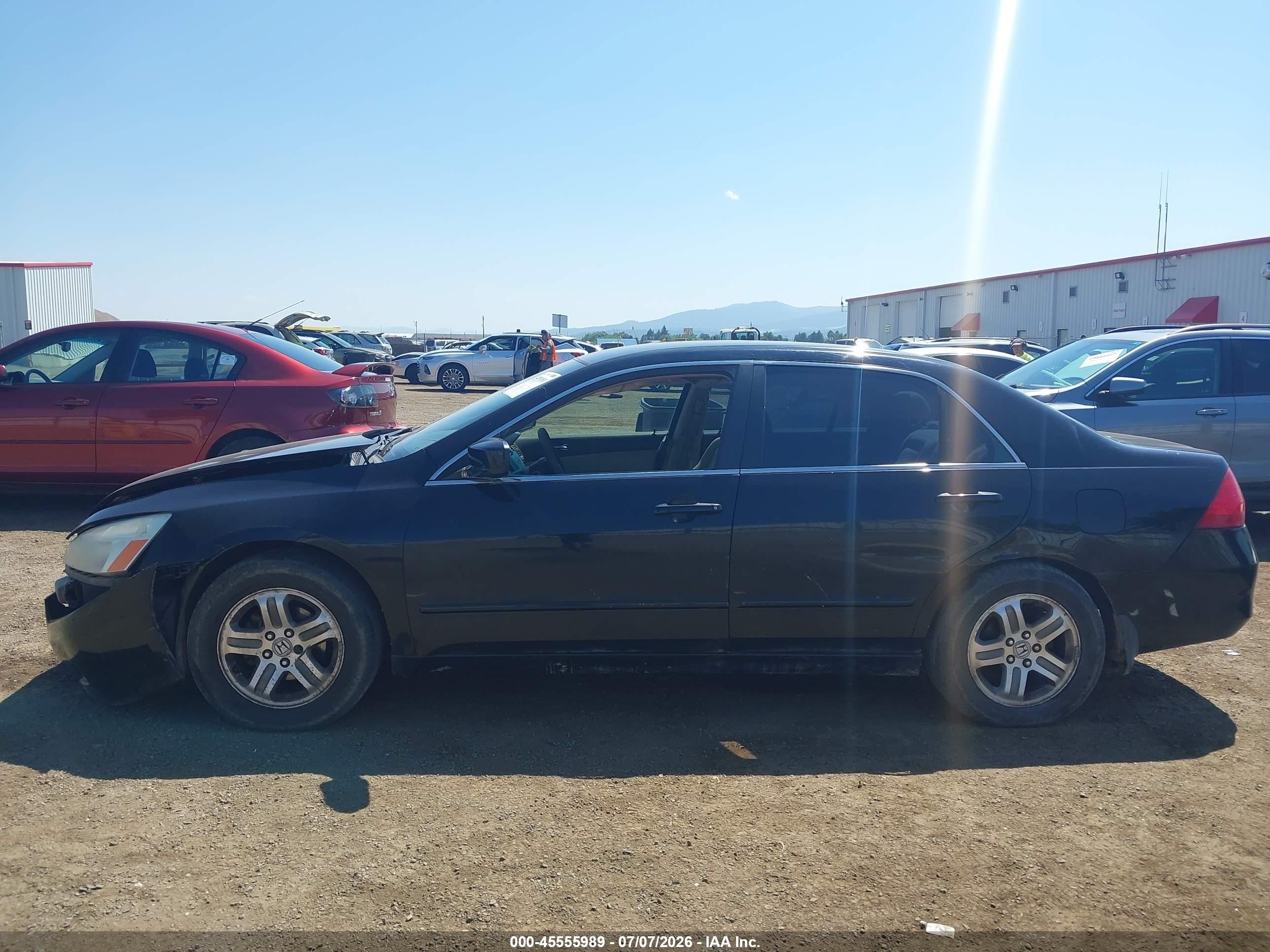 2007 Honda Accord 2.4 Se Черный vin: 1HGCM56307A133296