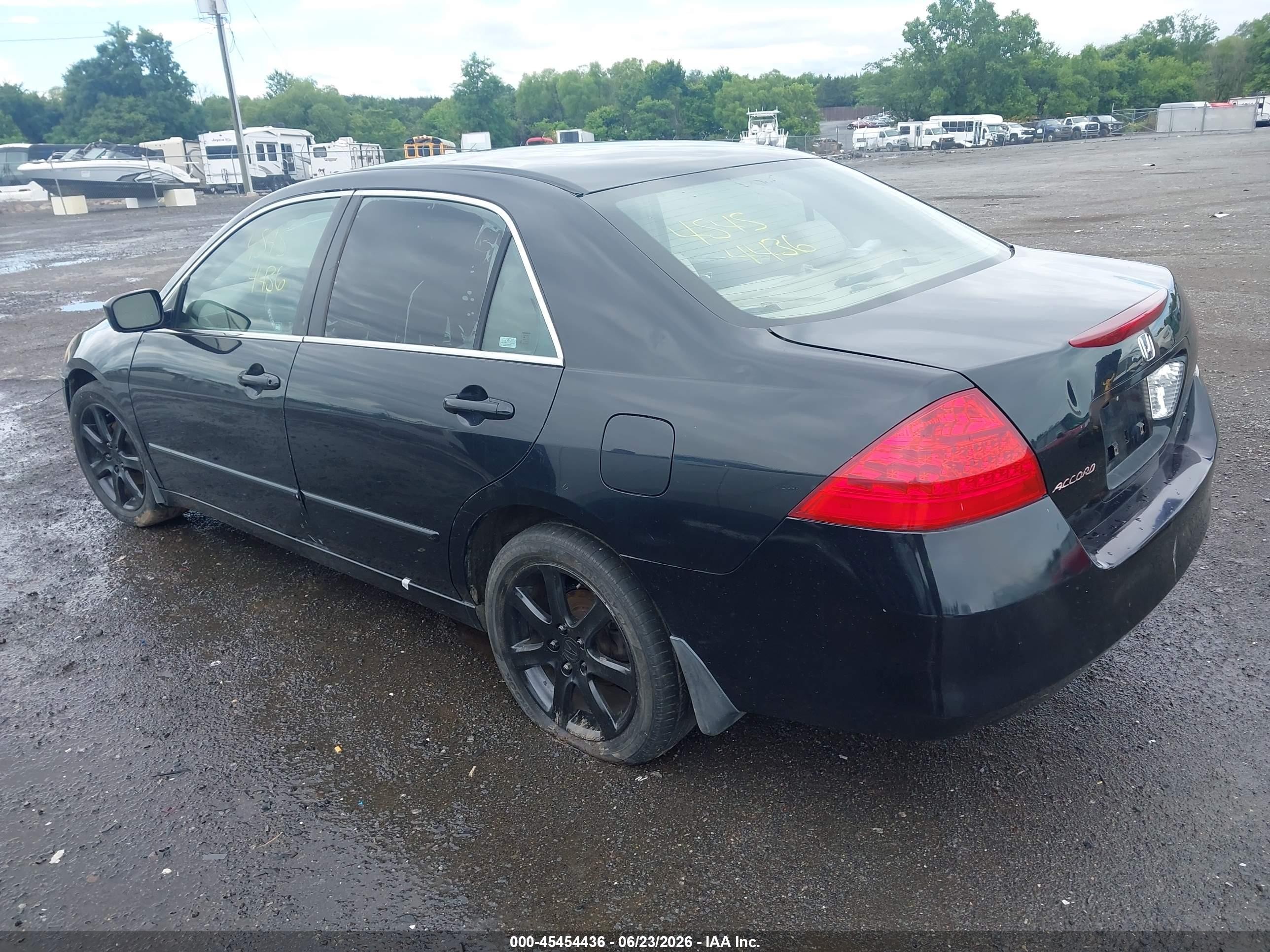 2007 Honda Accord 2.4 Se Black vin: 1HGCM56307A134609