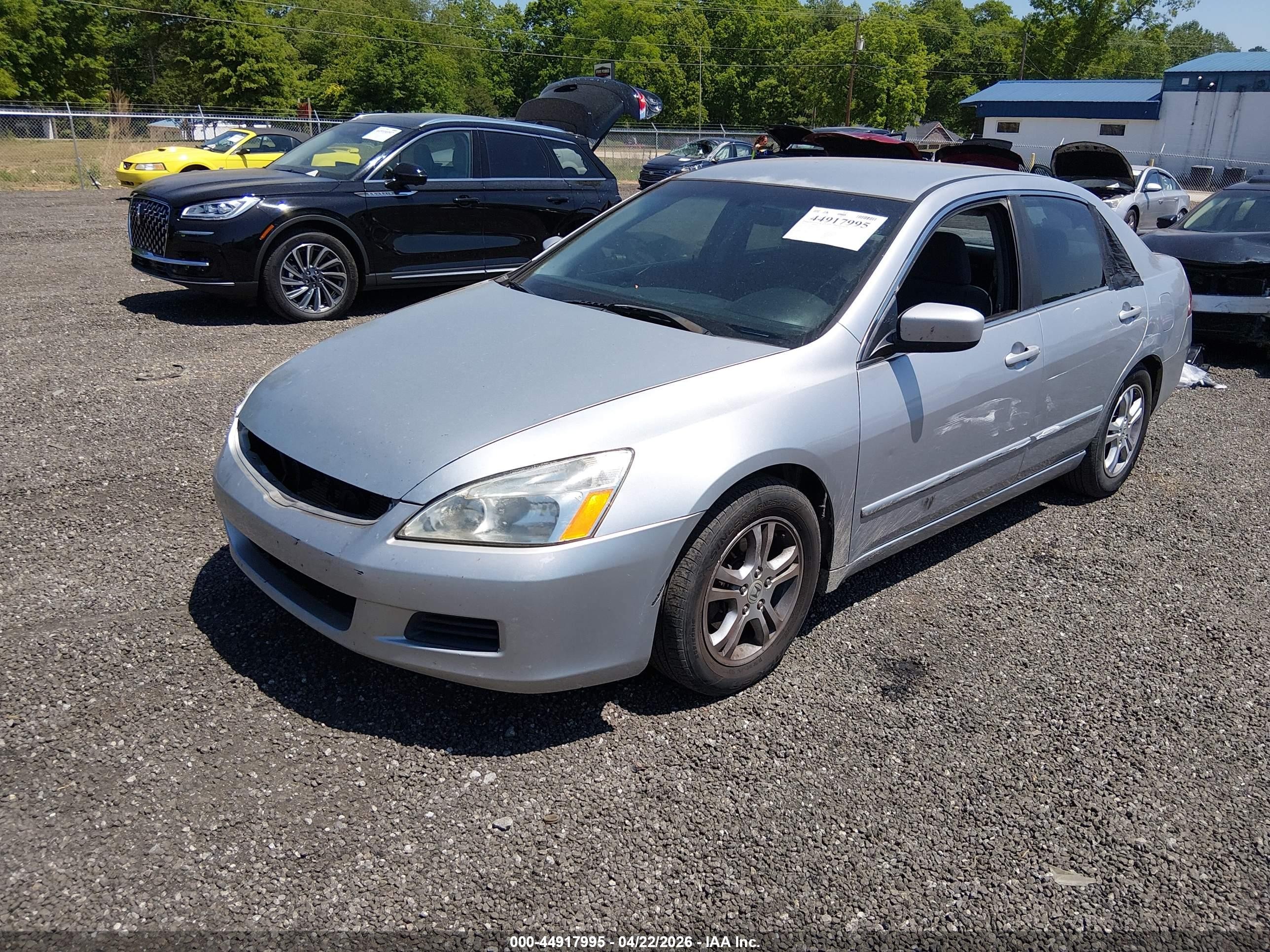2007 Honda Accord 2.4 Se Silver vin: 1HGCM56307A159302