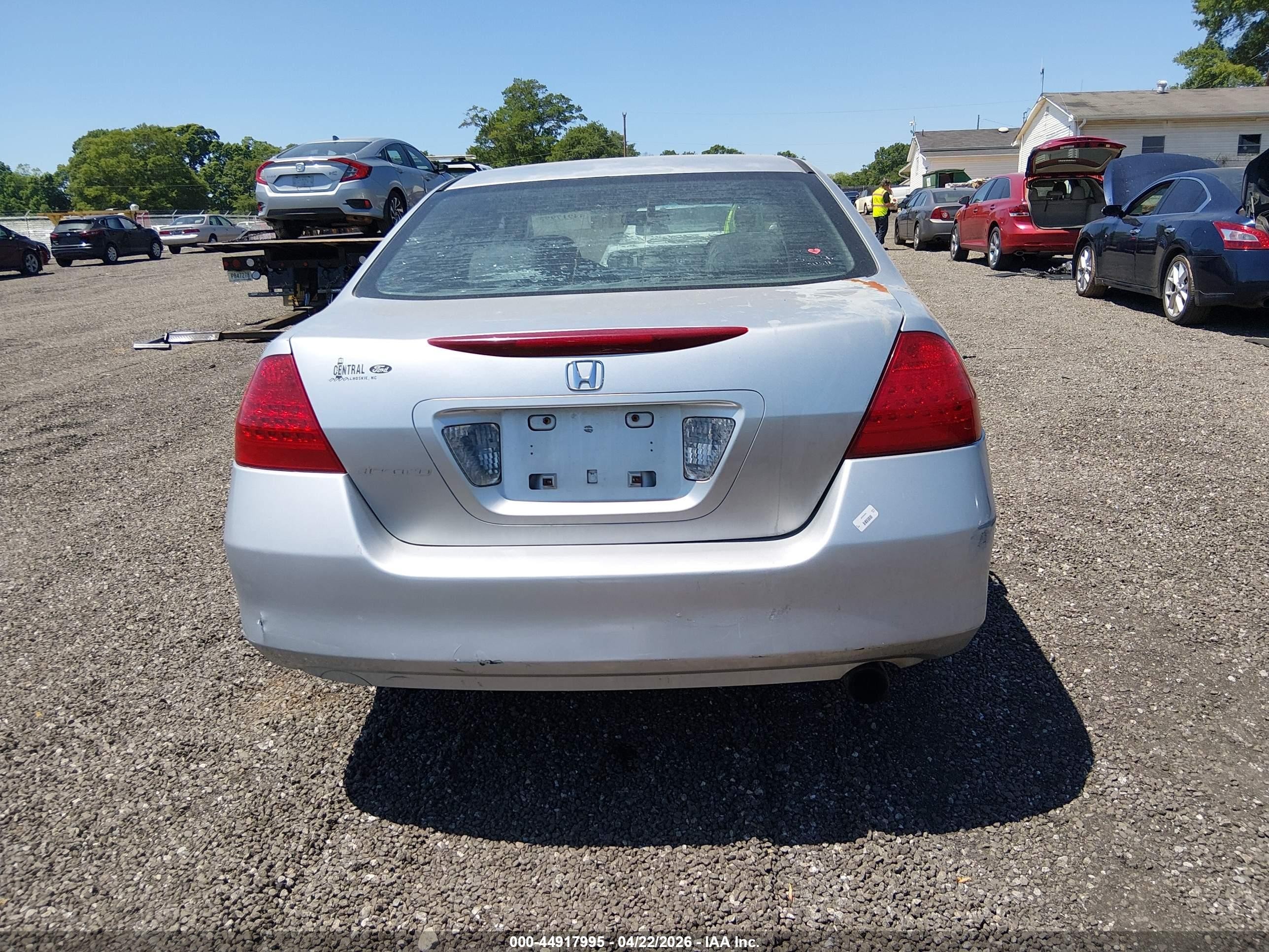 2007 Honda Accord 2.4 Se Silver vin: 1HGCM56307A159302