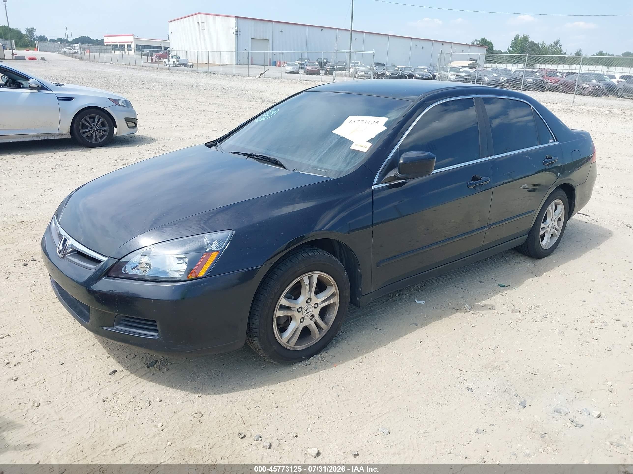 2007 Honda Accord 2.4 Se Черный vin: 1HGCM56307A227582