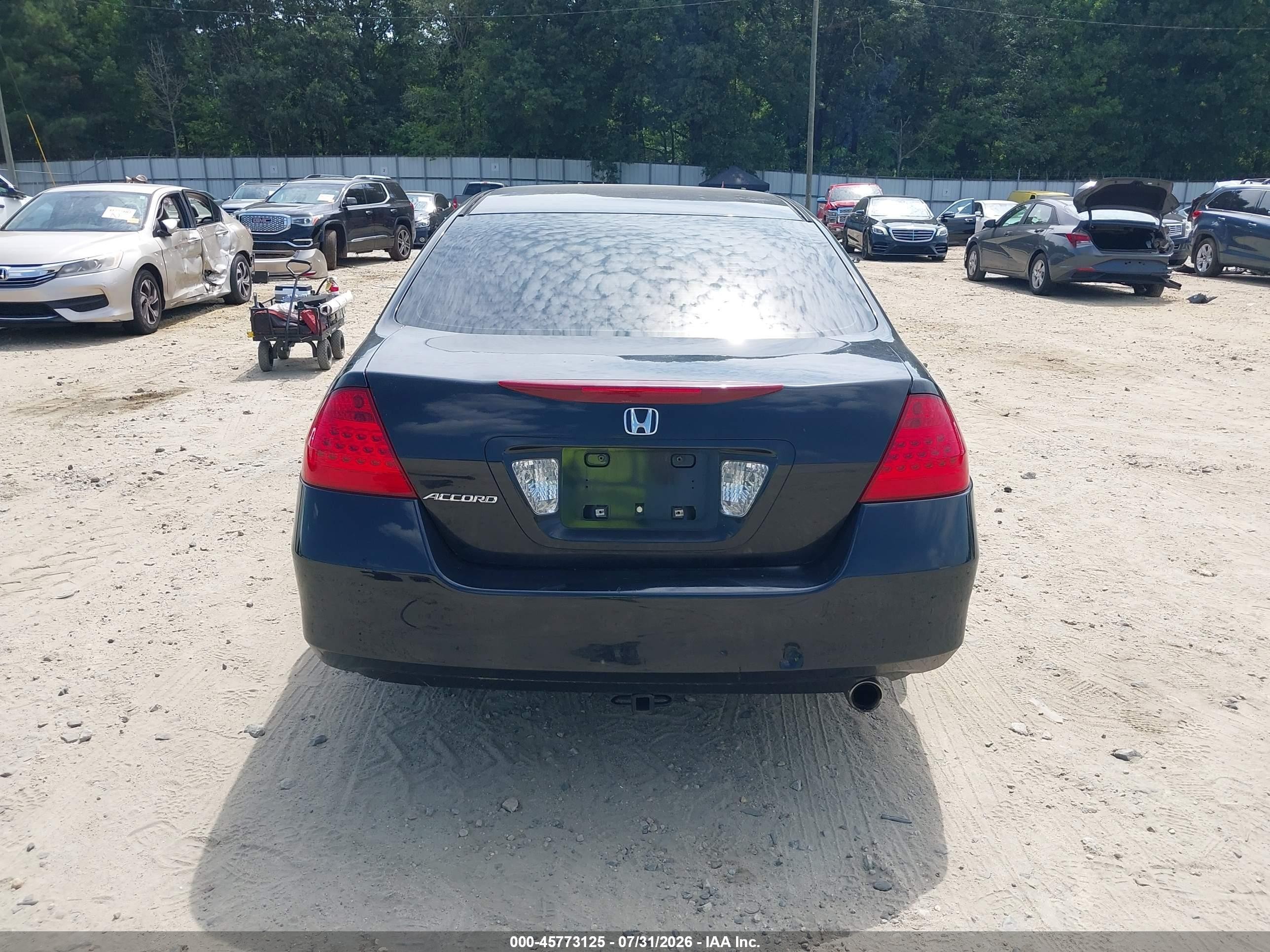 2007 Honda Accord 2.4 Se Черный vin: 1HGCM56307A227582