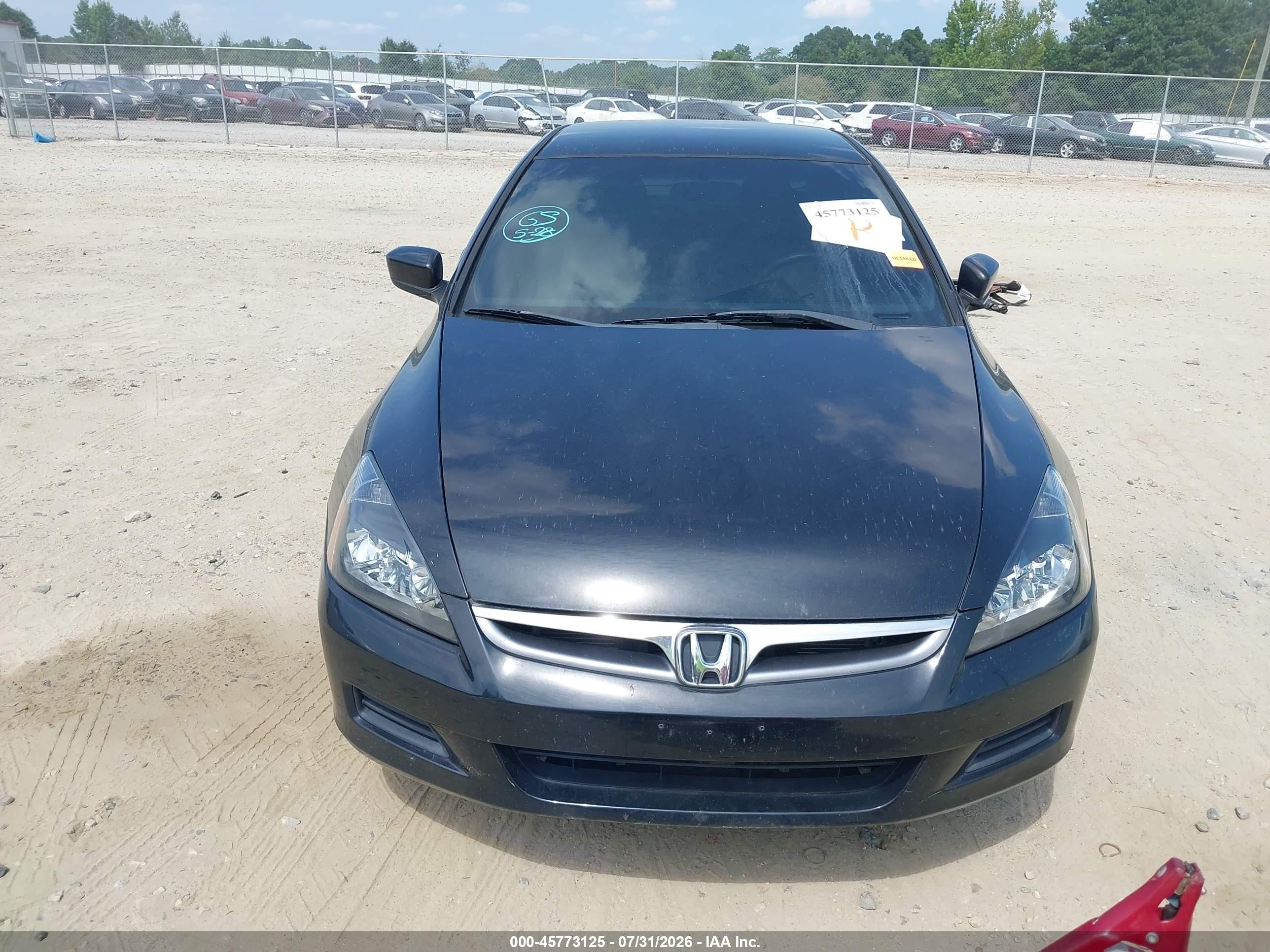2007 Honda Accord 2.4 Se Черный vin: 1HGCM56307A227582
