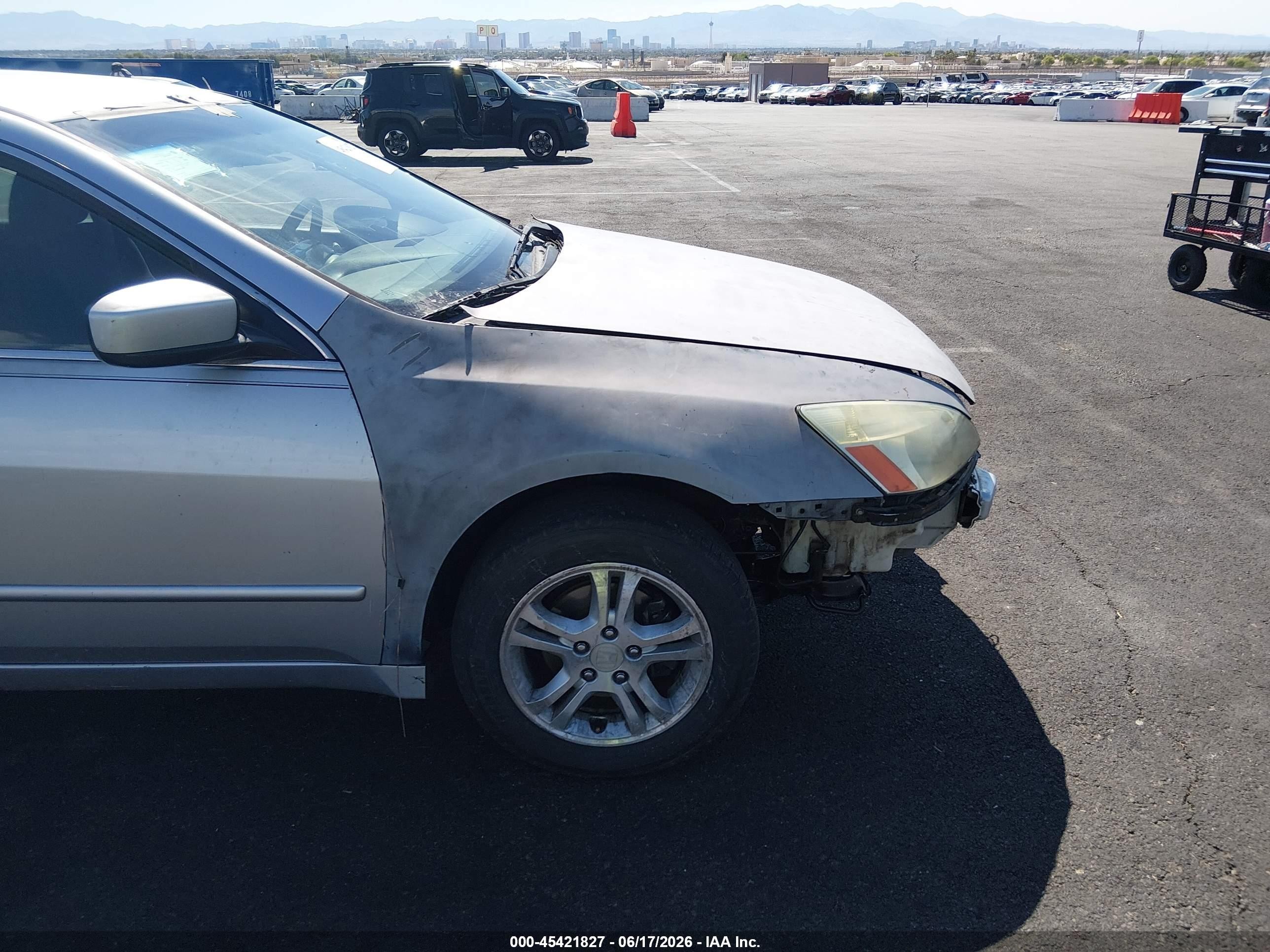 2007 Honda Accord 2.4 Se Gray vin: 1HGCM56307A229087