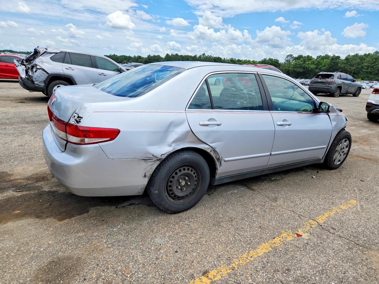 2003 Honda Accord Lx Серебряный vin: 1HGCM56313A025845