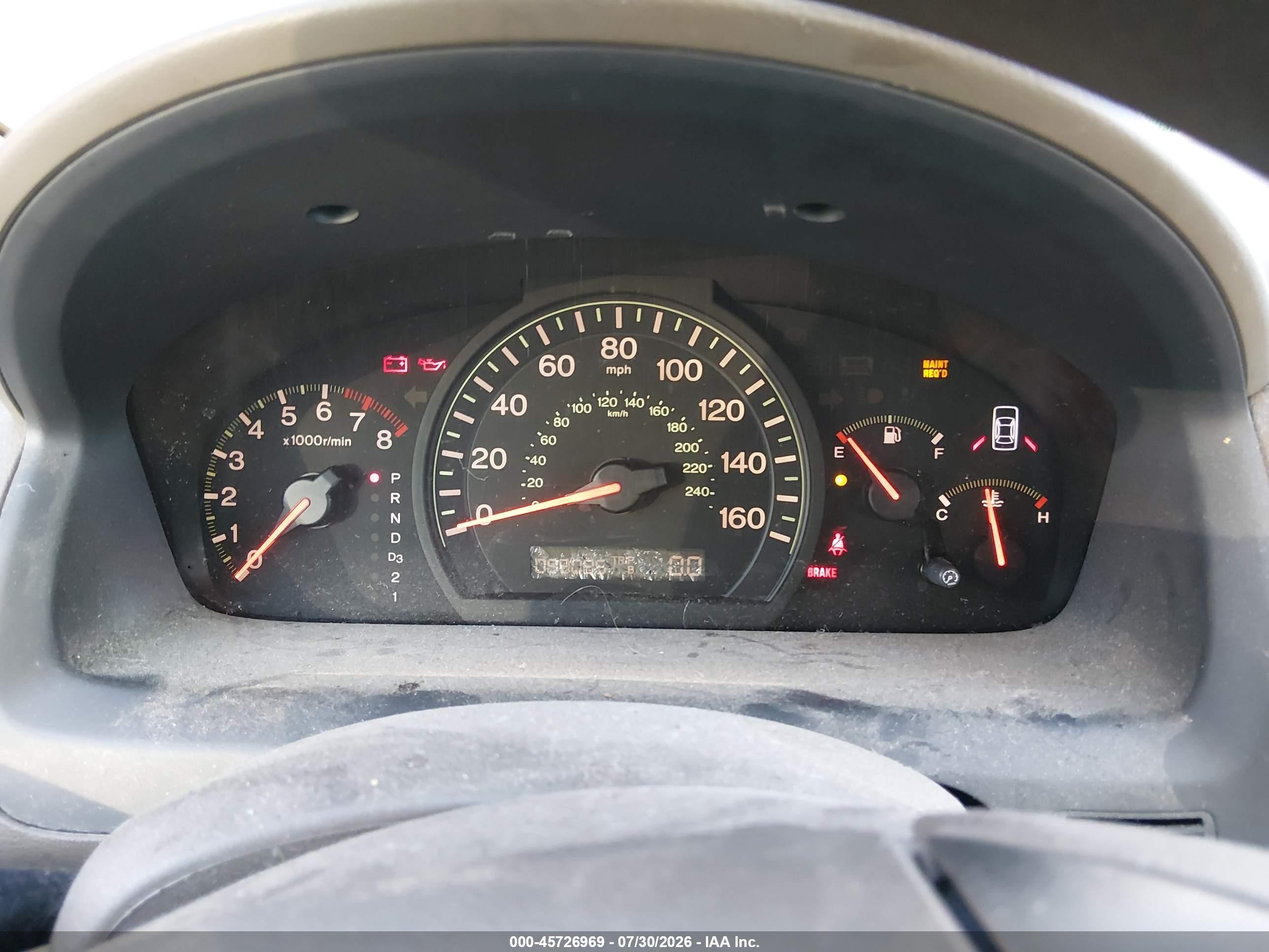 2003 Honda Accord 2.4 Lx Beige vin: 1HGCM56313A042922