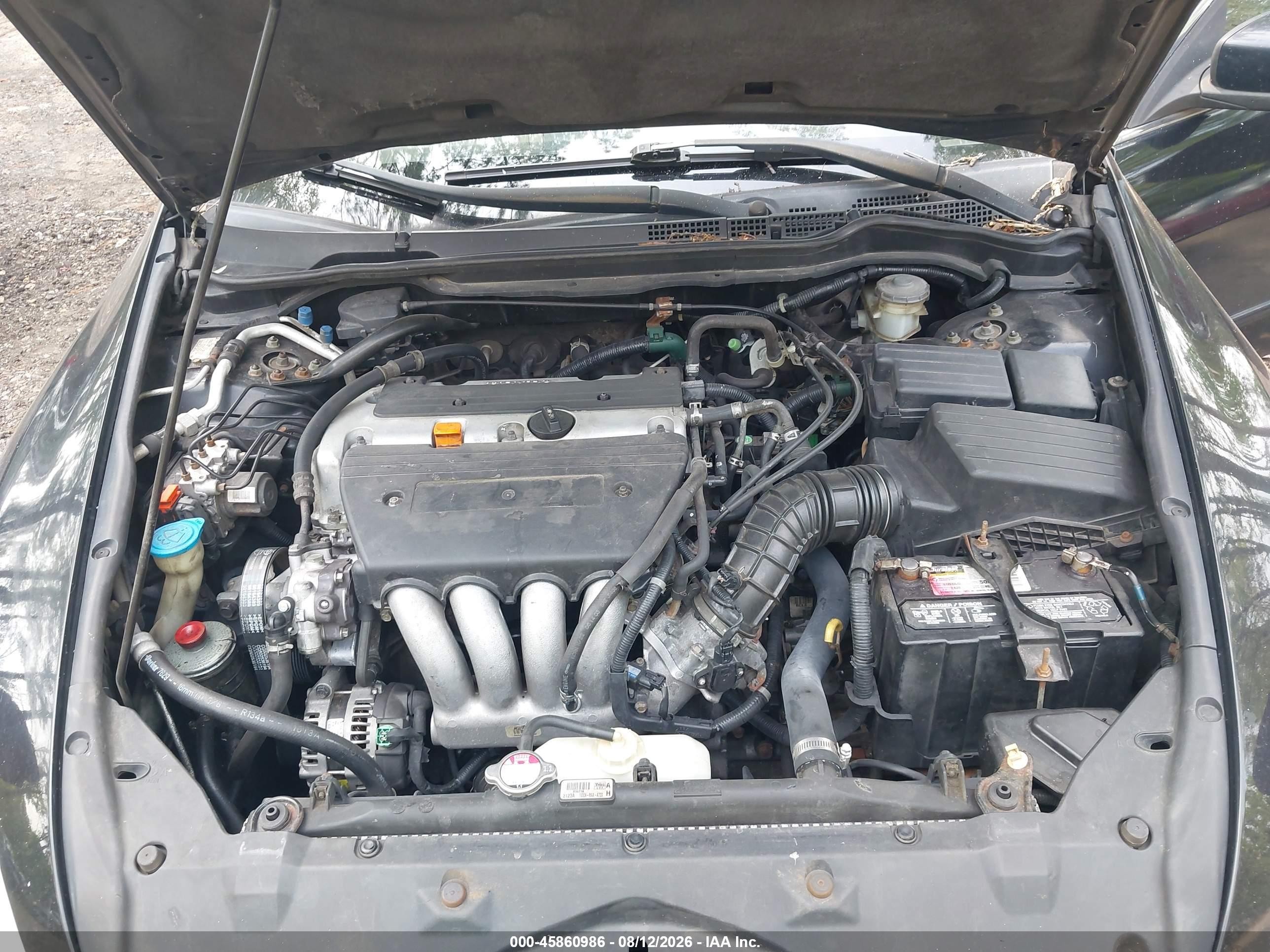 2003 Honda Accord 2.4 Lx Черный vin: 1HGCM56313A140123
