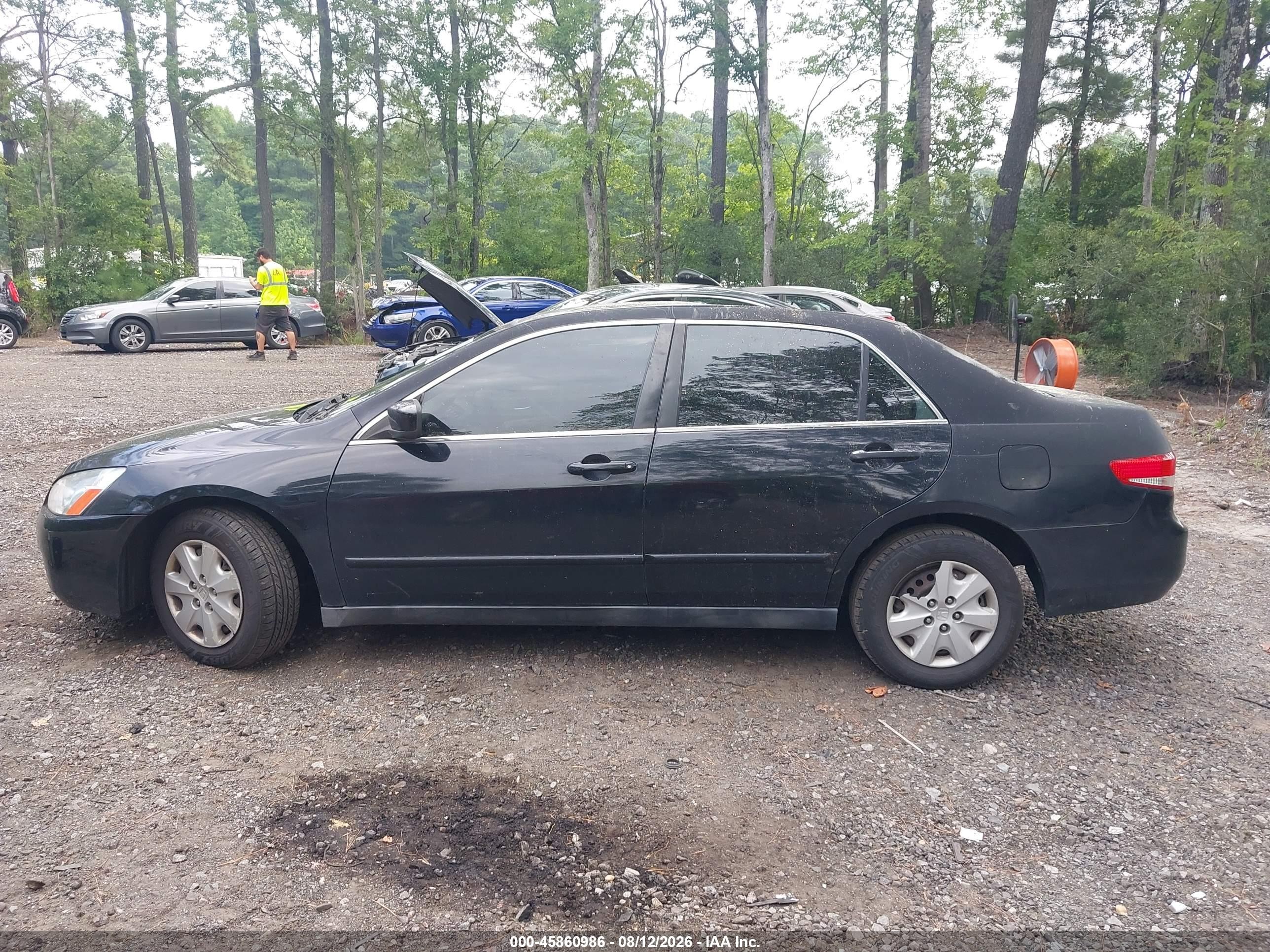 2003 Honda Accord 2.4 Lx Черный vin: 1HGCM56313A140123