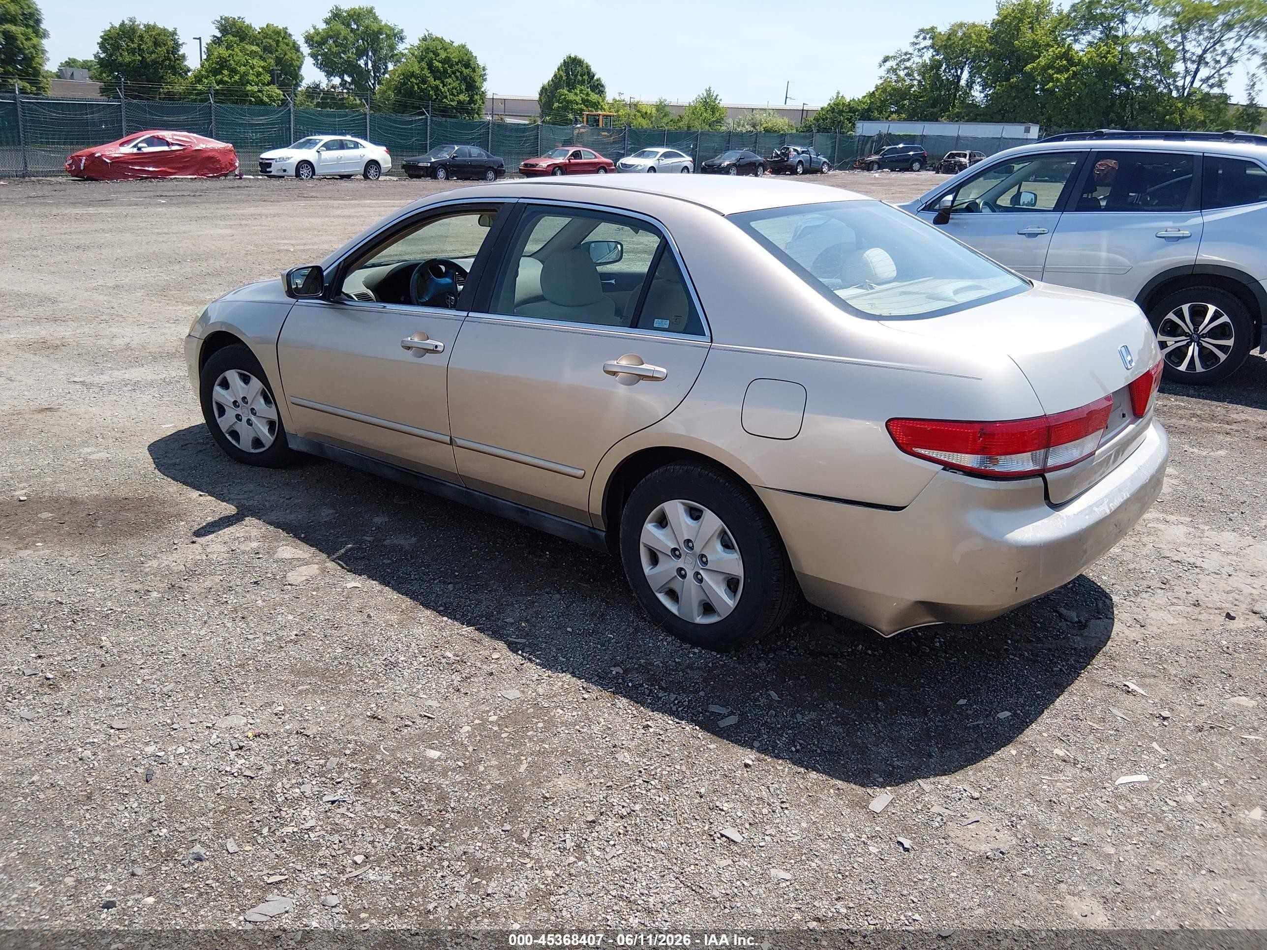 2004 Honda Accord 2.4 Lx Желто-коричневый vin: 1HGCM56314A016273