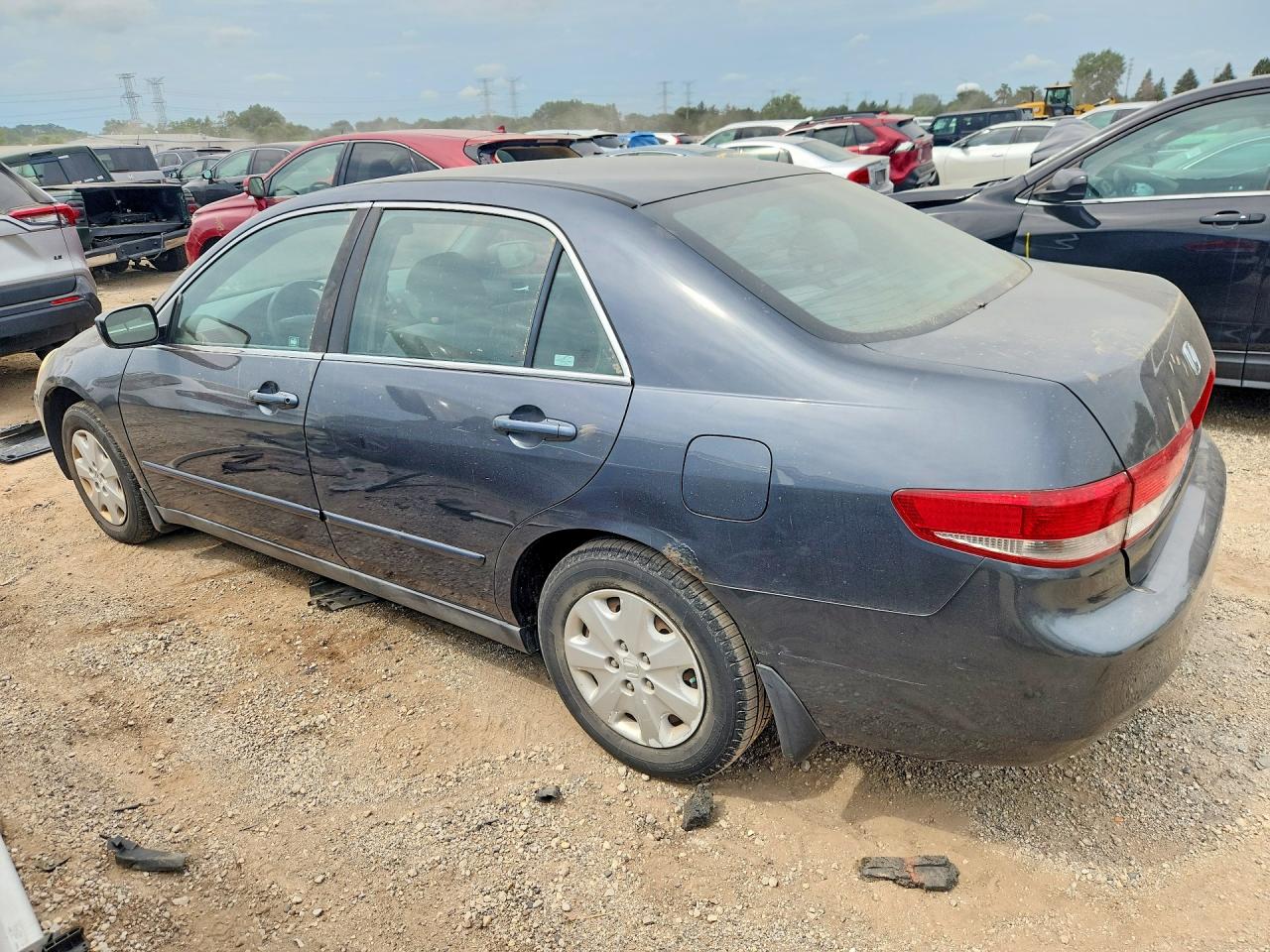 2004 Honda Accord Lx Gray vin: 1HGCM56314A025958