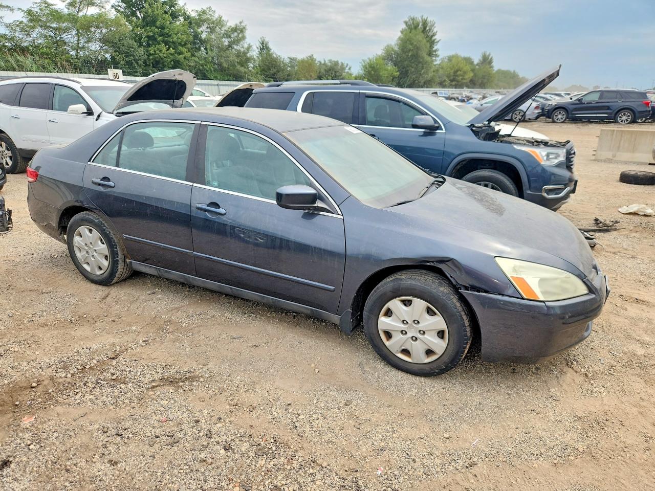2004 Honda Accord Lx Gray vin: 1HGCM56314A025958
