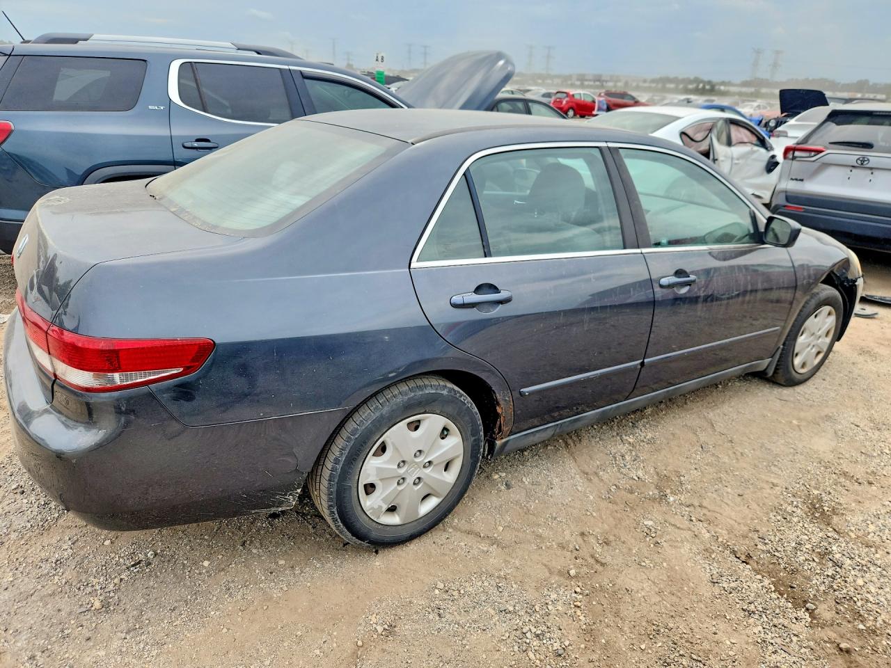 2004 Honda Accord Lx Gray vin: 1HGCM56314A025958