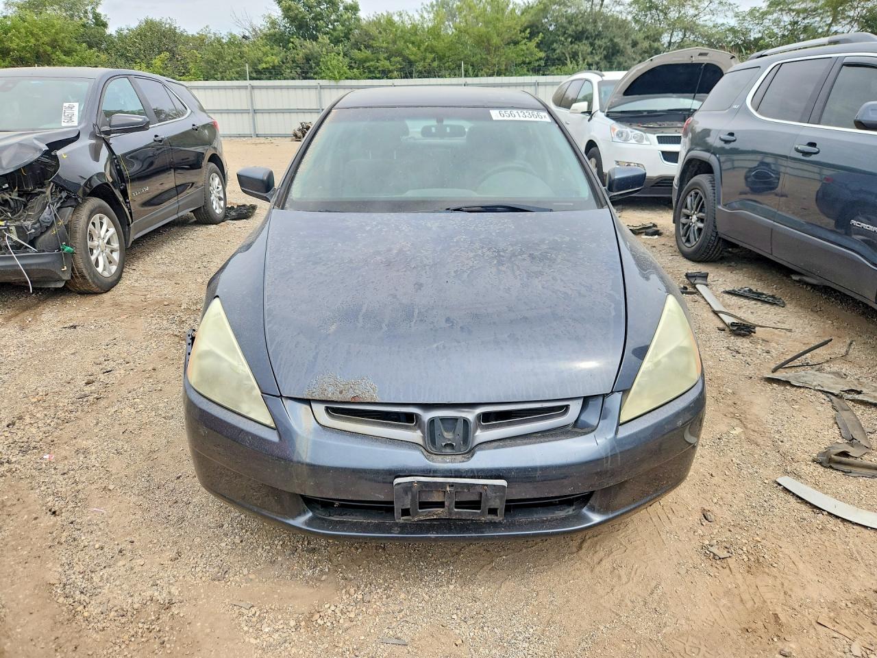 2004 Honda Accord Lx Gray vin: 1HGCM56314A025958