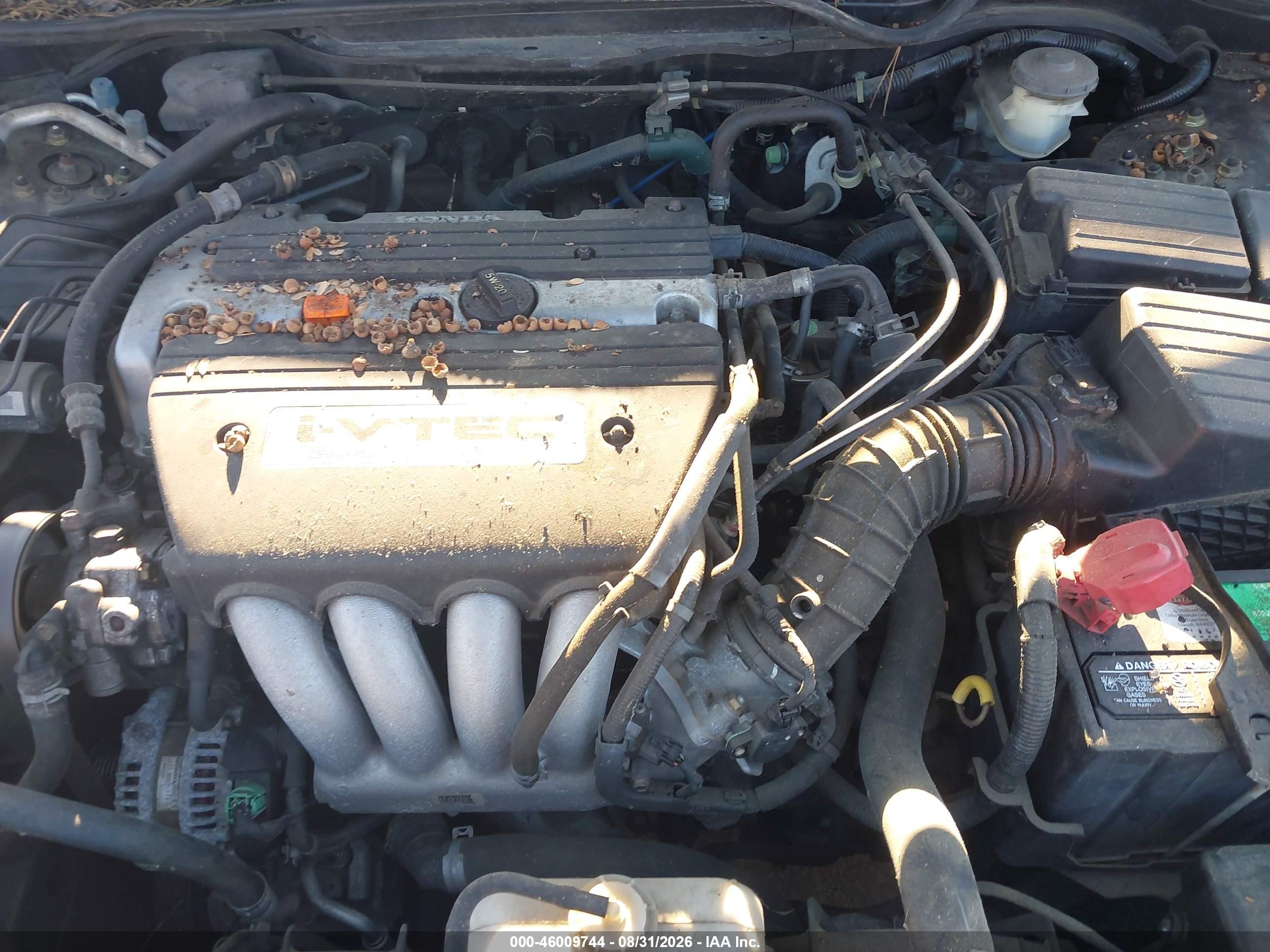 2004 Honda Accord 2.4 Lx Черный vin: 1HGCM56314A077946