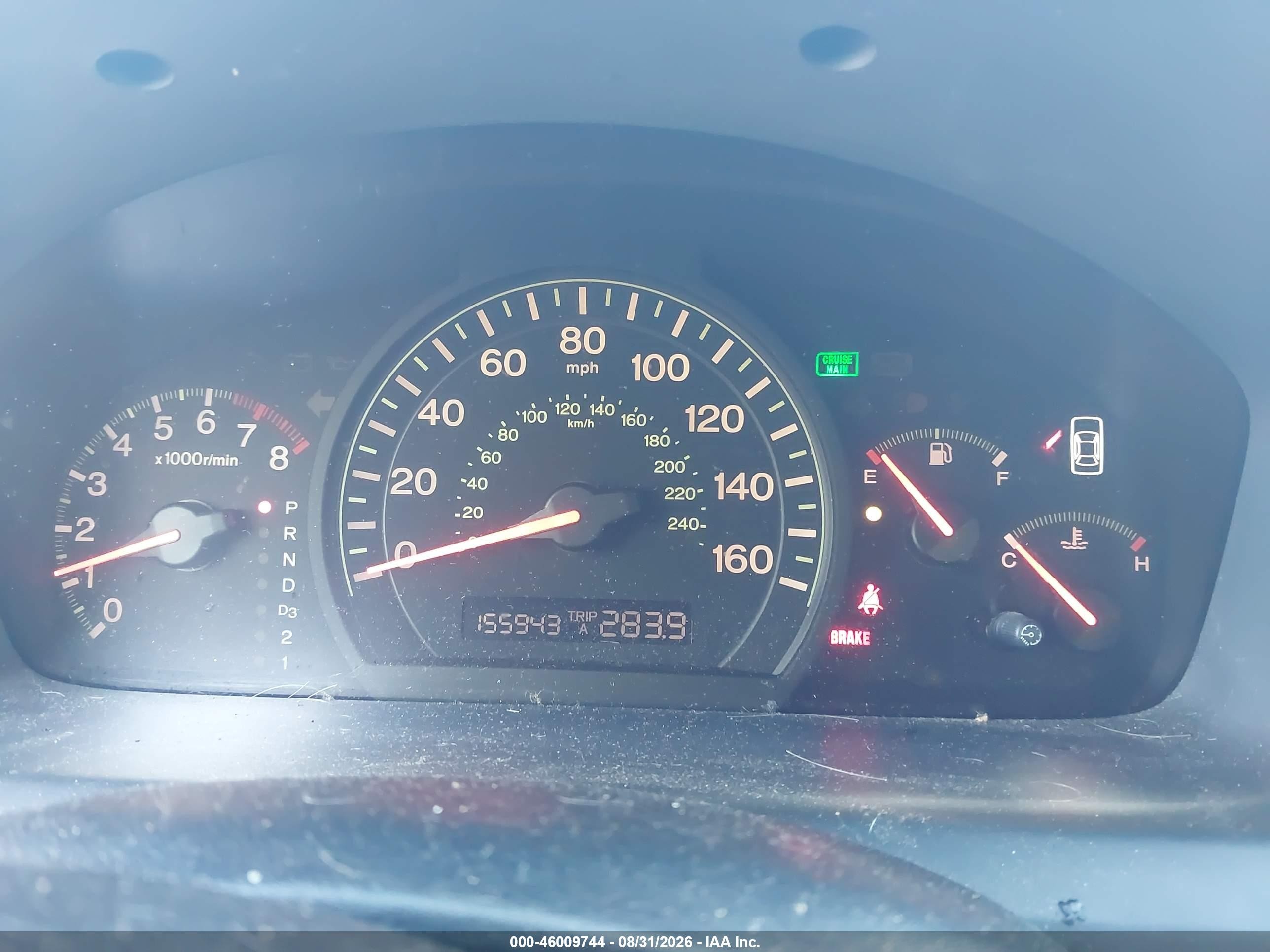 2004 Honda Accord 2.4 Lx Черный vin: 1HGCM56314A077946