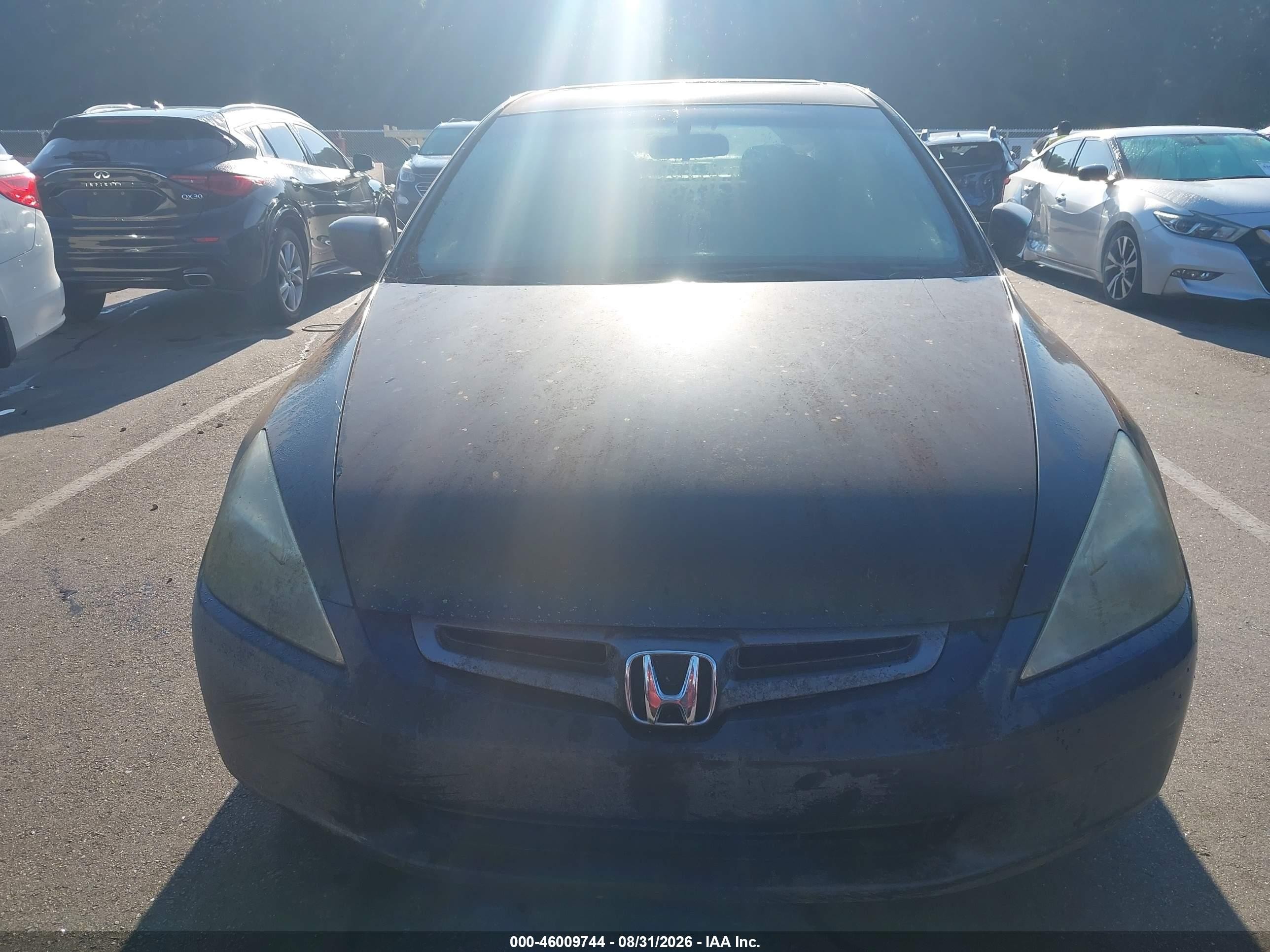 2004 Honda Accord 2.4 Lx Черный vin: 1HGCM56314A077946