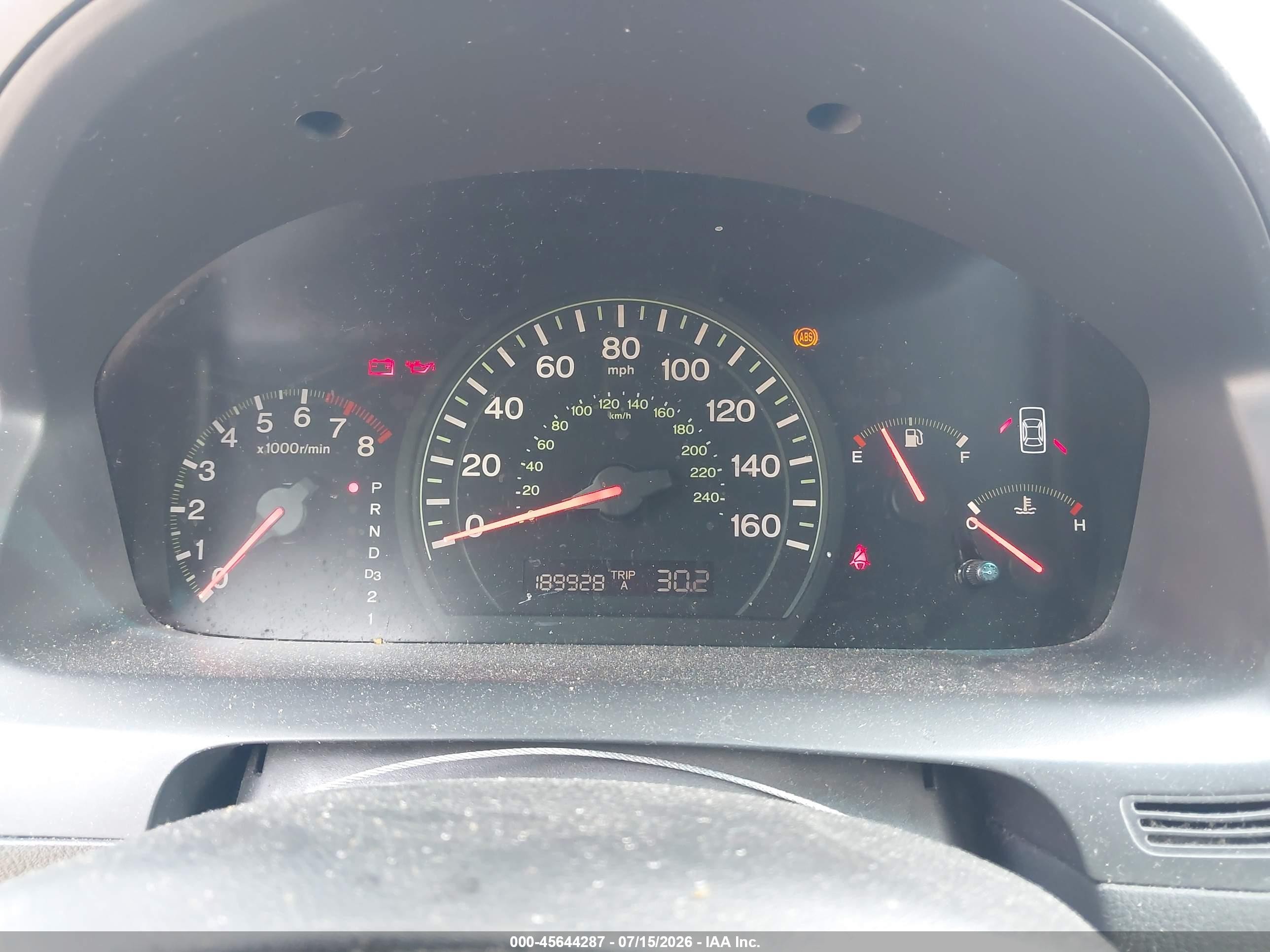 2004 Honda Accord 2.4 Lx Blue vin: 1HGCM56314A114915