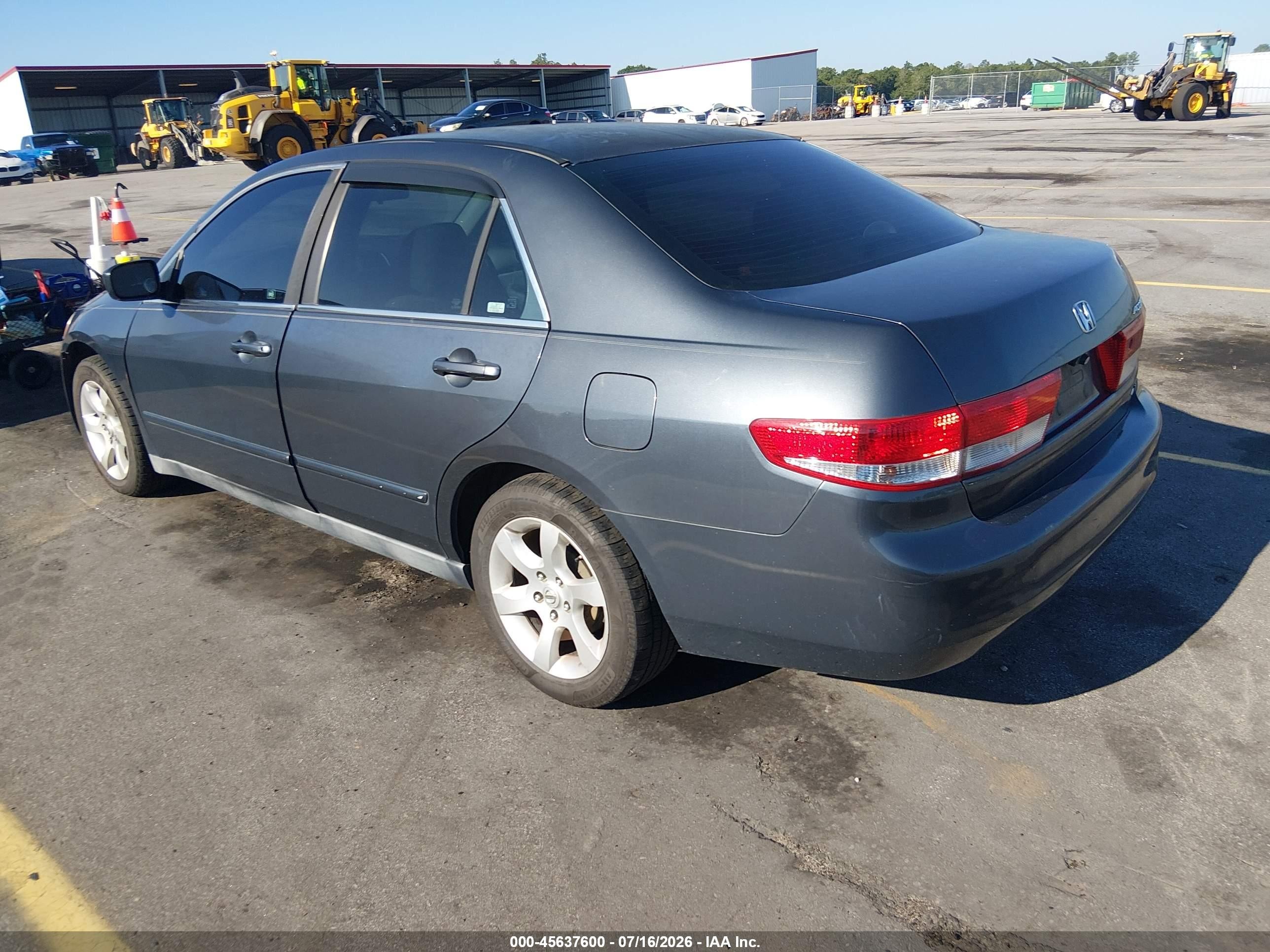 2004 Honda Accord 2.4 Lx Gray vin: 1HGCM56314A139488