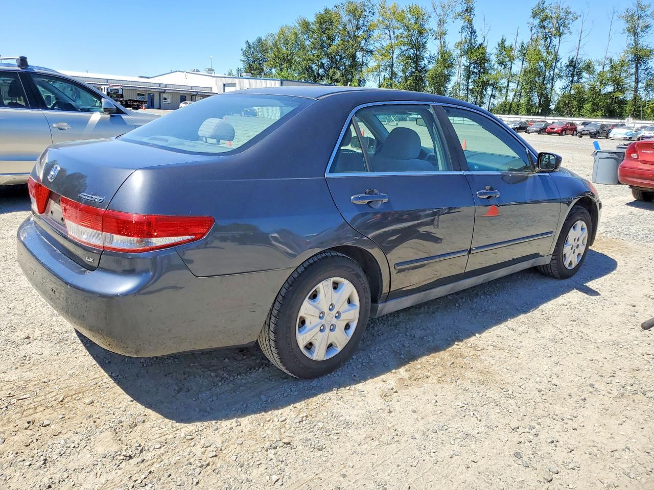 2004 Honda Accord Lx Gray vin: 1HGCM56314A143007
