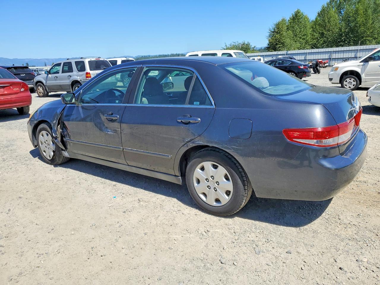 2004 Honda Accord Lx Gray vin: 1HGCM56314A143007