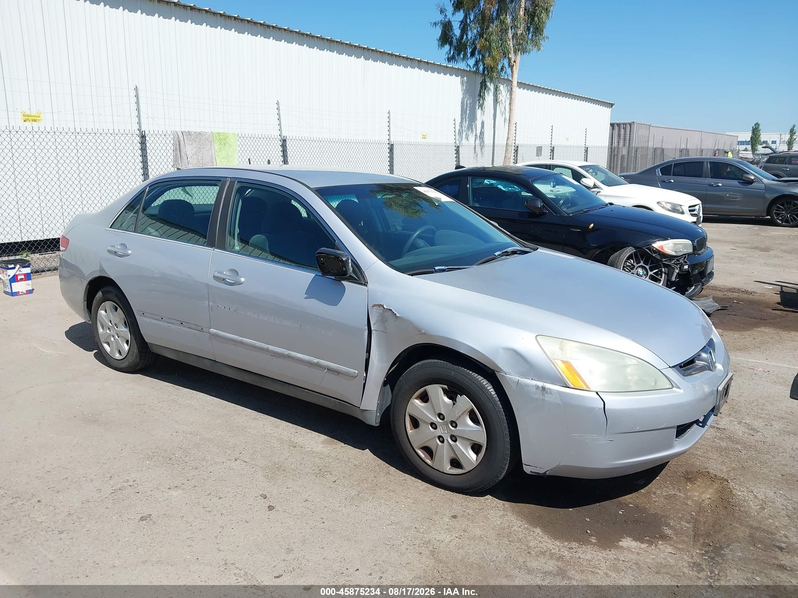 2004 Honda Accord 2.4 Lx Silver vin: 1HGCM56314A150748