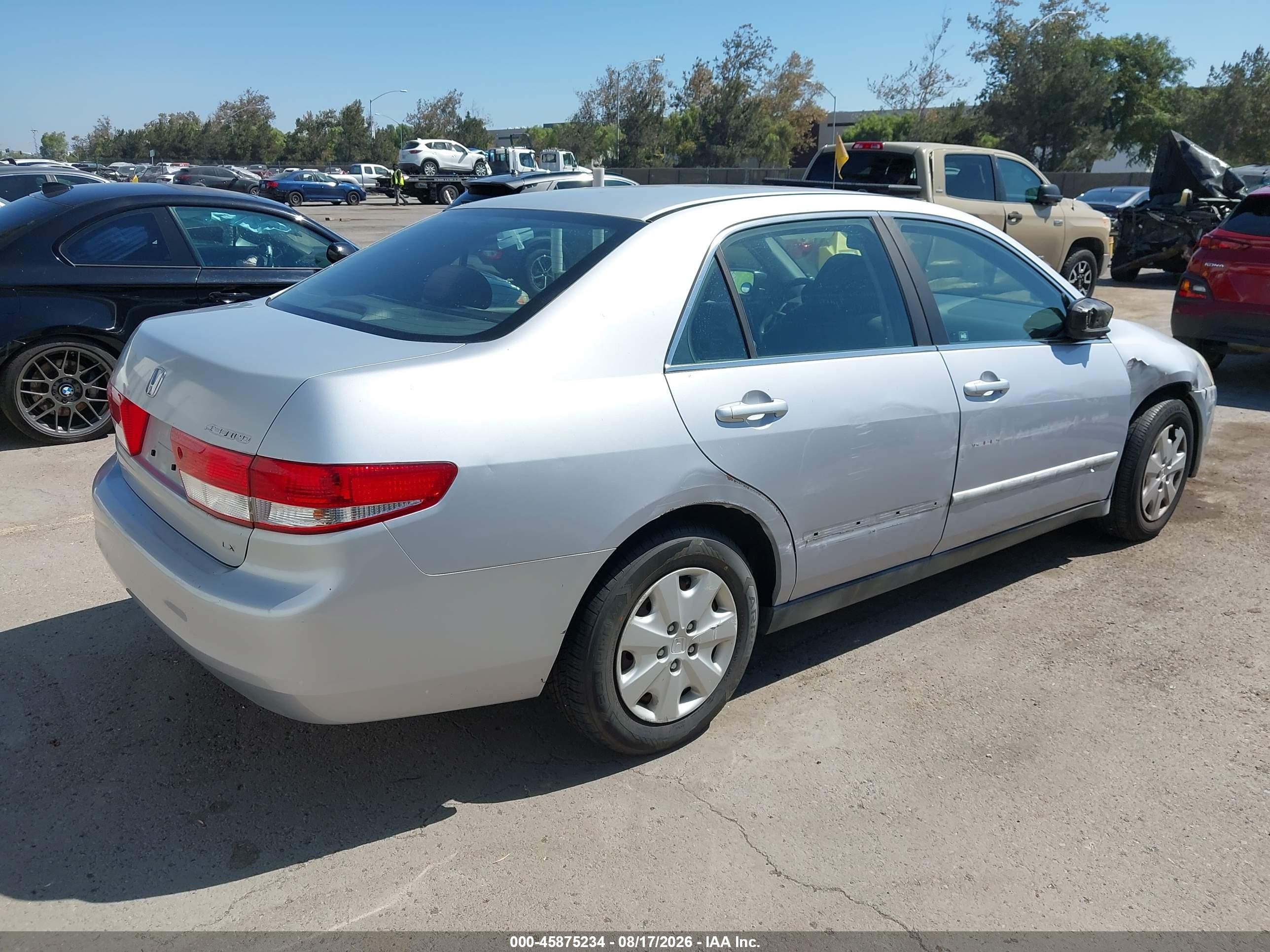 2004 Honda Accord 2.4 Lx Серебряный vin: 1HGCM56314A150748