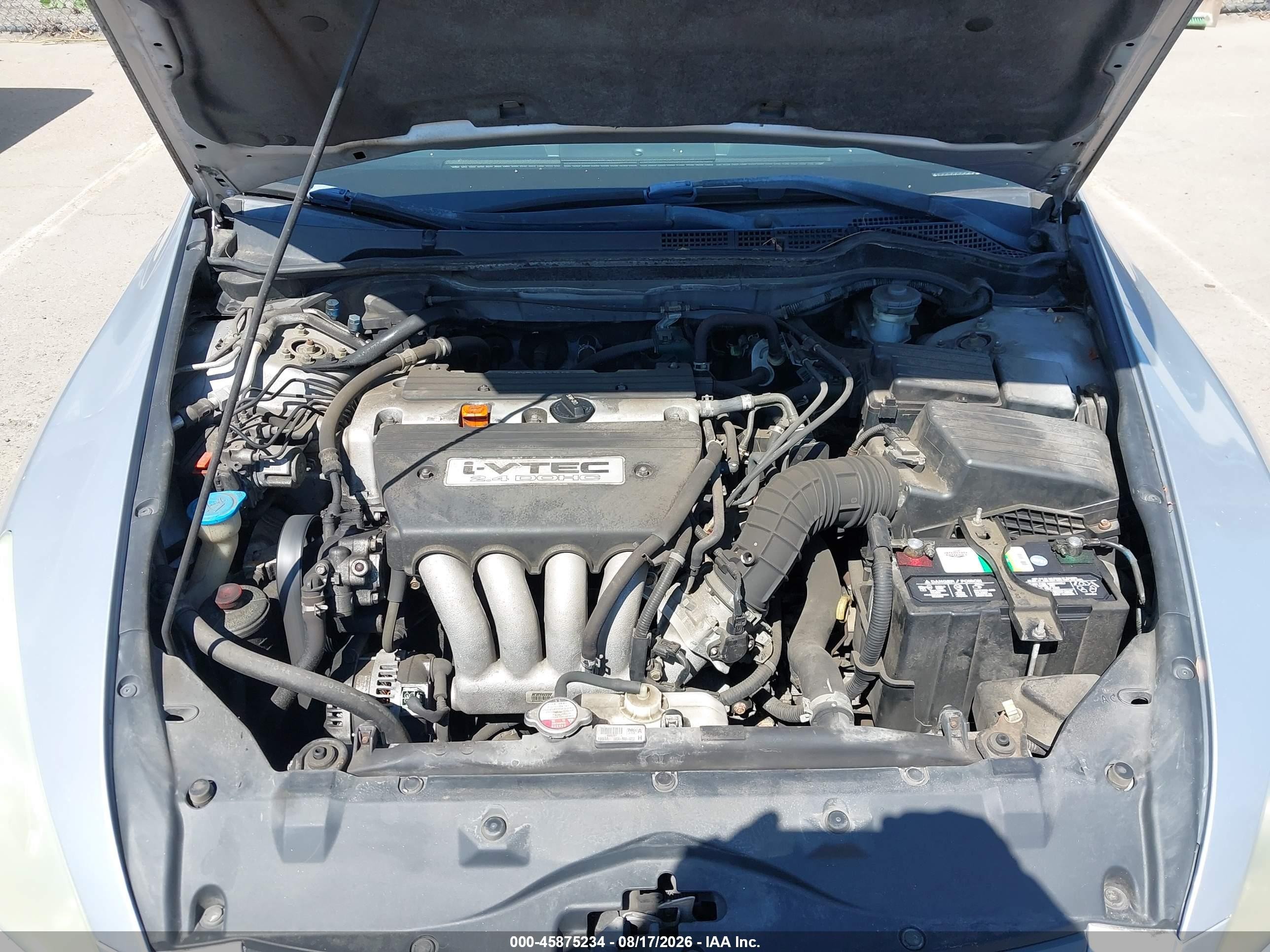2004 Honda Accord 2.4 Lx Серебряный vin: 1HGCM56314A150748