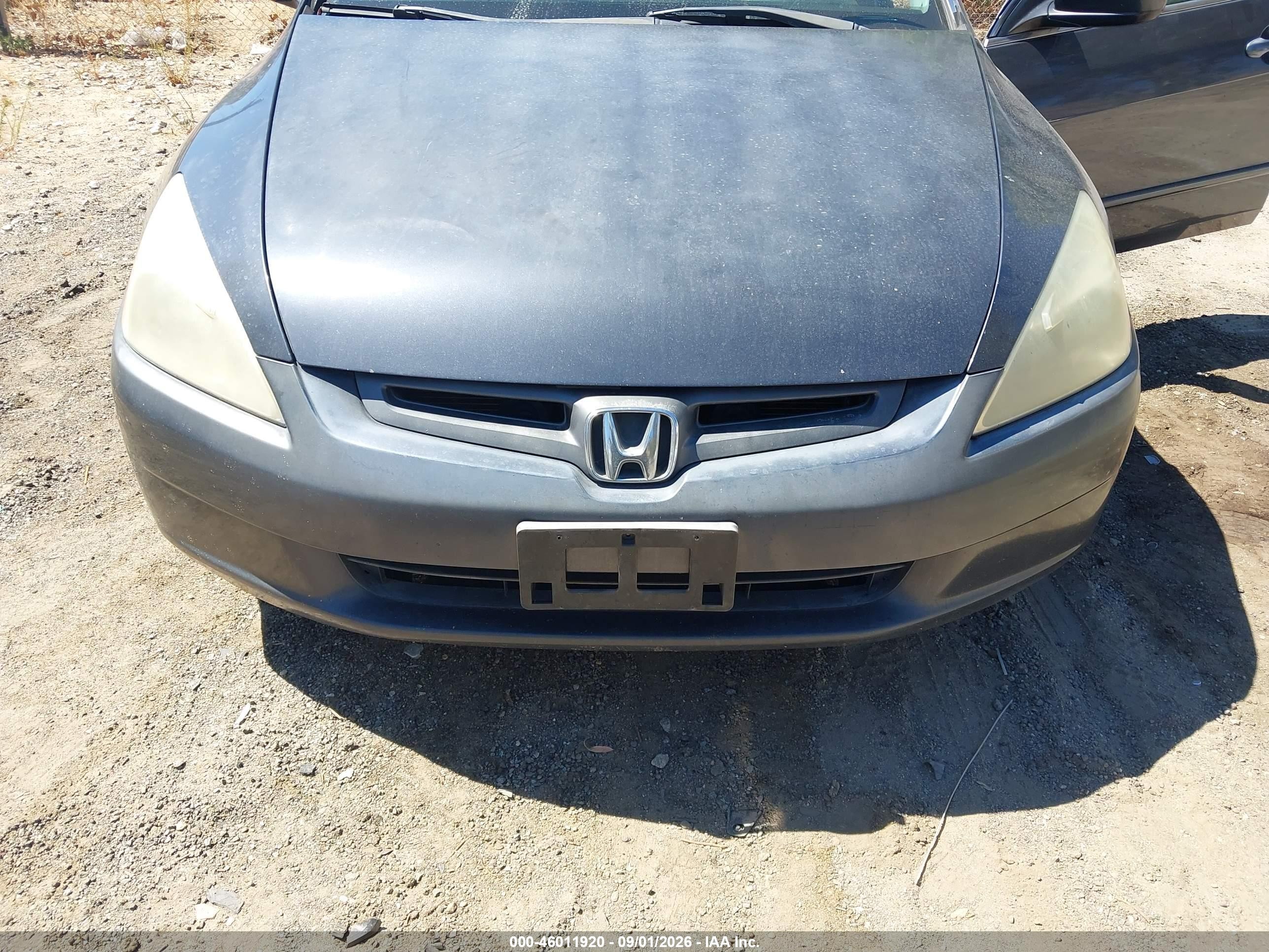 2004 Honda Accord 2.4 Lx Gray vin: 1HGCM56314A172362