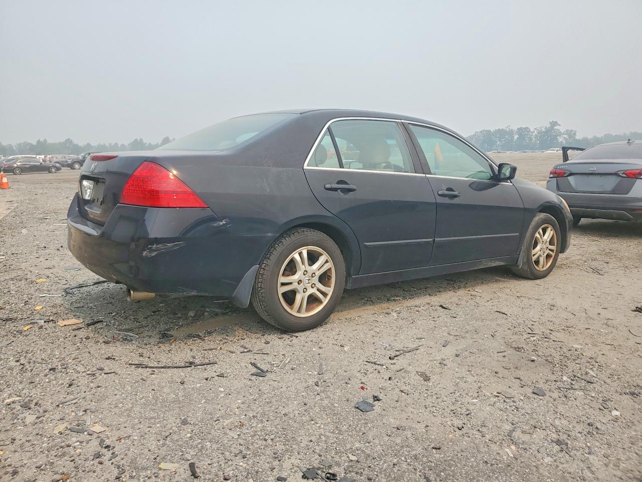 2006 Honda Accord Blue vin: 1HGCM56316A085175